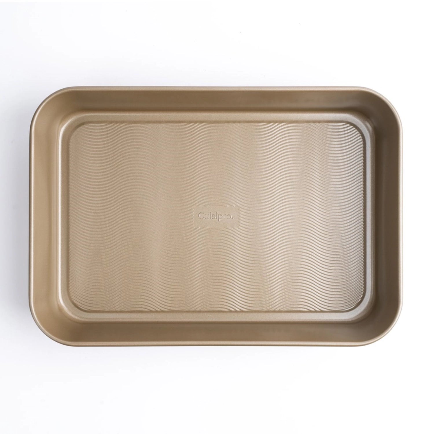 Cuisipro Bräter aus 0.8mm Edelstahl, 40x28x7.5cm, ideal für gleichmäßiges Garen und Braten, robust und vielseitig für jede Küche.