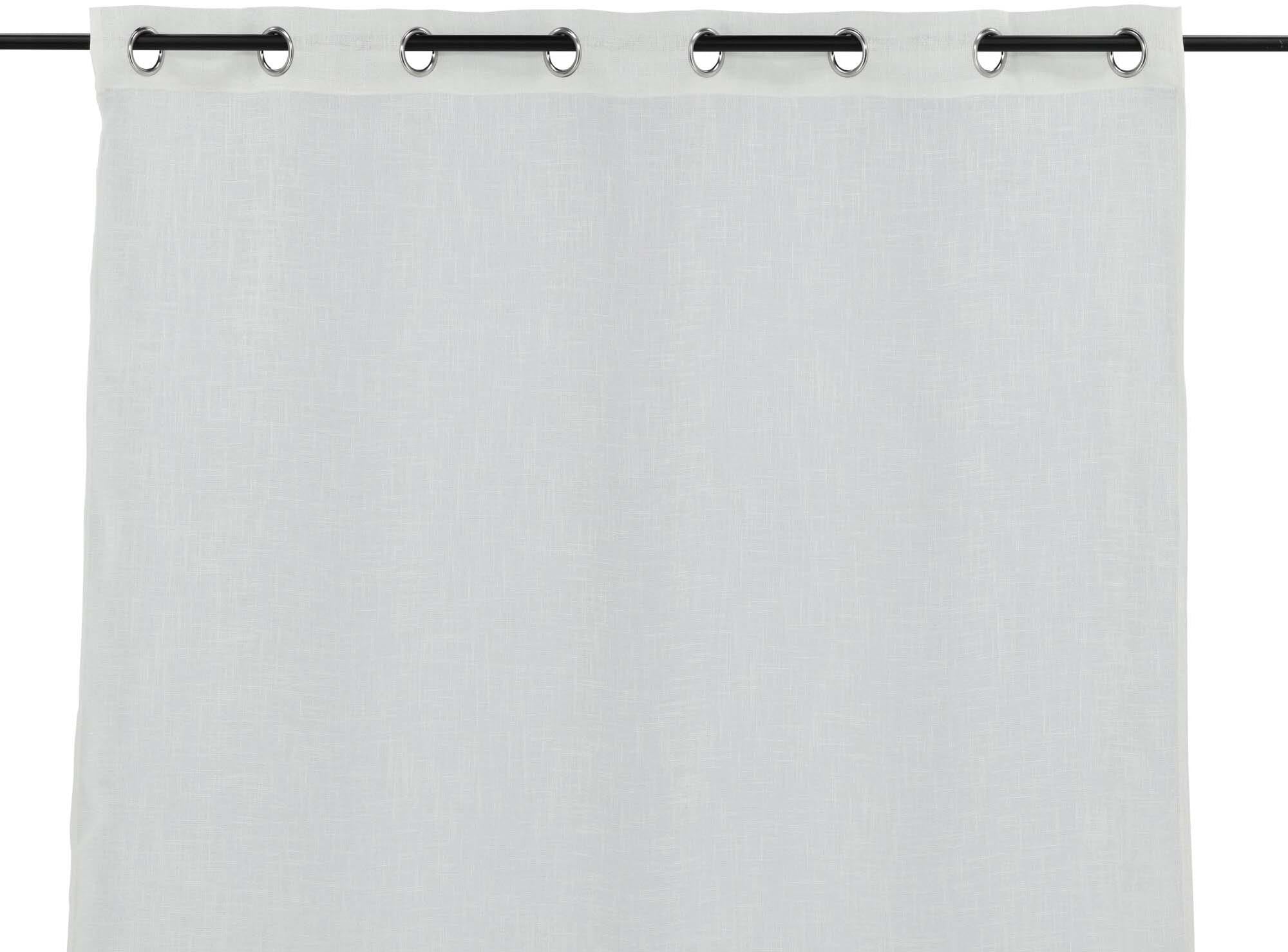 Kaya Vorhang Eyelet 2er Pack in Beige: Elegante Fensterverkleidung aus pflegeleichtem Polyester für ein modernes Wohngefühl.