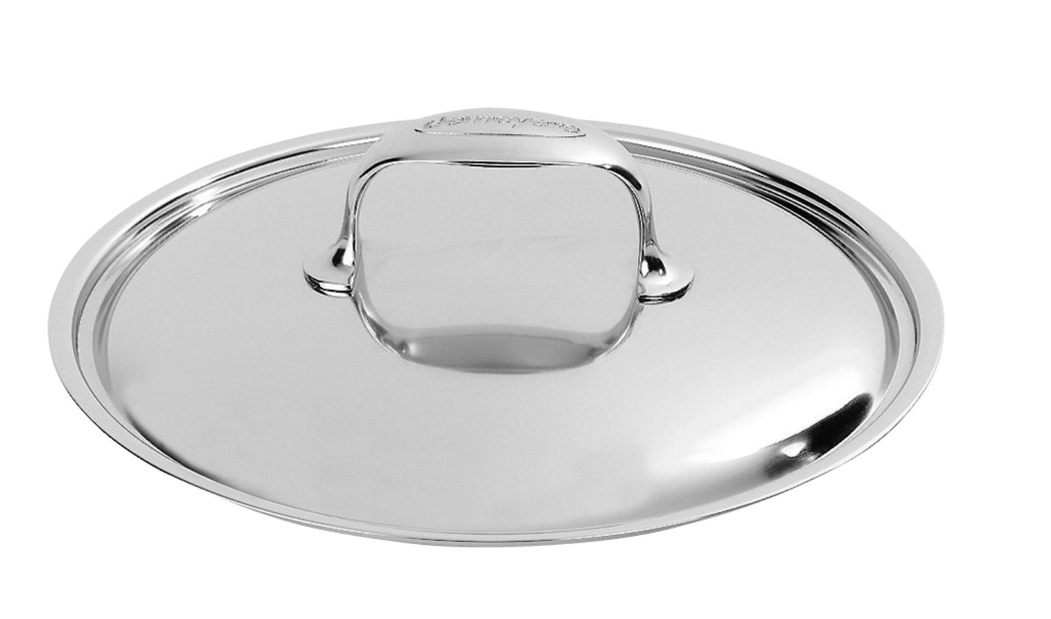 Hochwertiger Pfannendeckel der Atlantis-Serie von Demeyere, ideal für effizientes Kochen und Energieeinsparung, Durchmesser 27,5 cm.