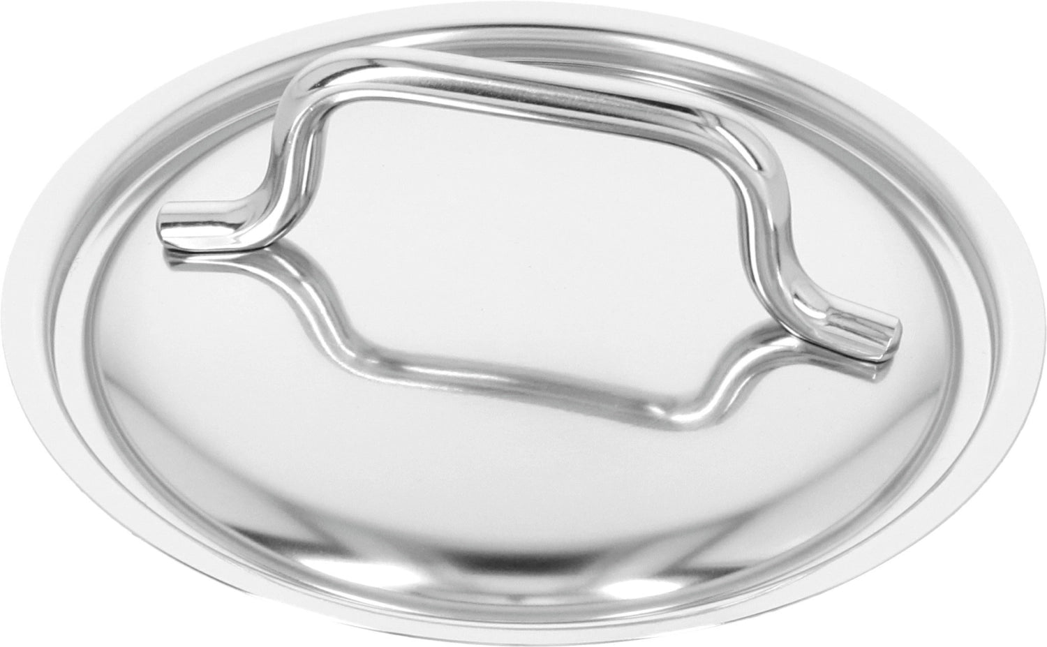 Hochwertiger Pfannendeckel Apollo von Demeyere, konisch geformt, ideal für Brat- und Schmorgerichte, mit elegantem Glasdesign.