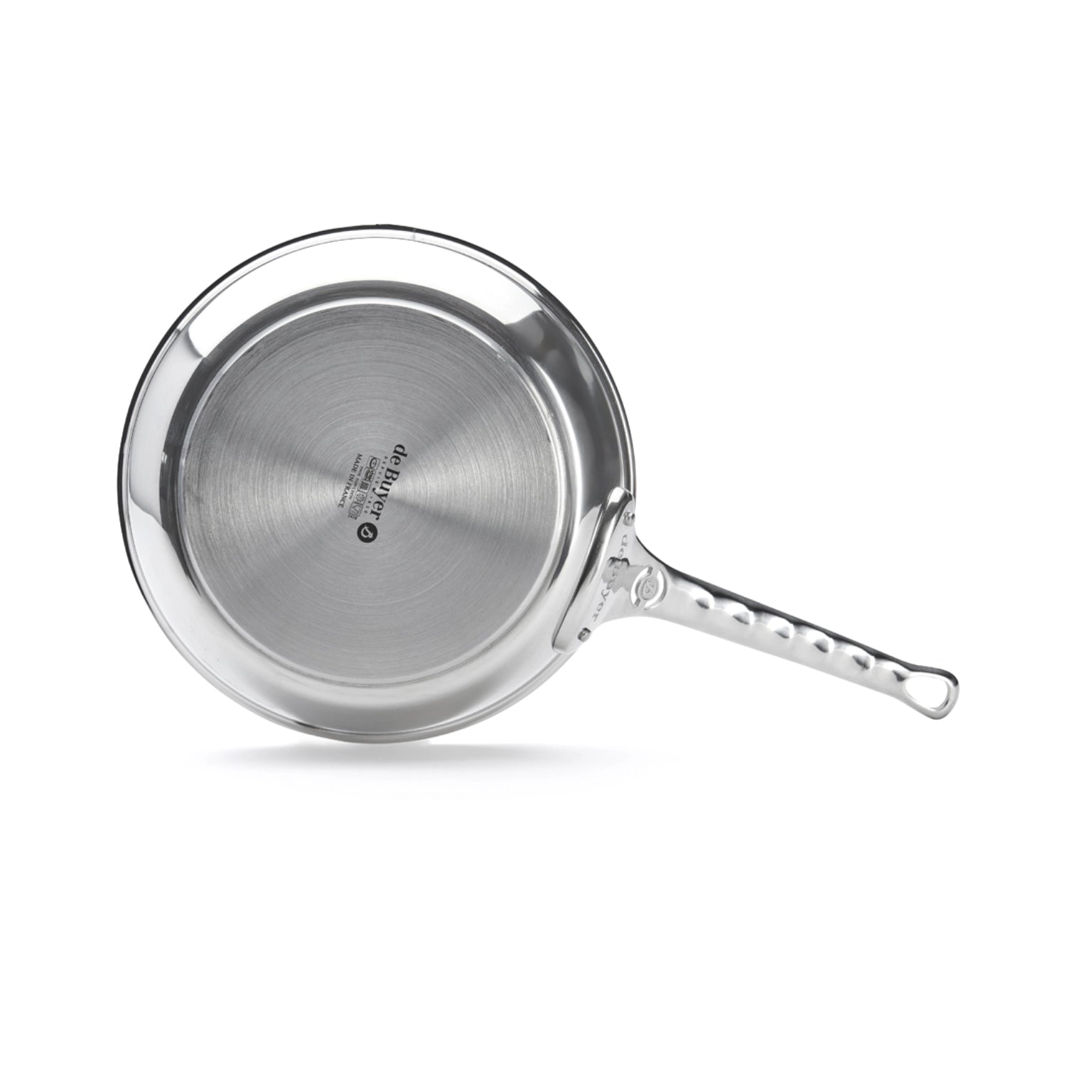Hochwertige MILADY Bratpfanne ohne Beschichtung, Durchmesser 24 cm, ideal für Induktionsherde, für schonendes und aromatisches Braten.