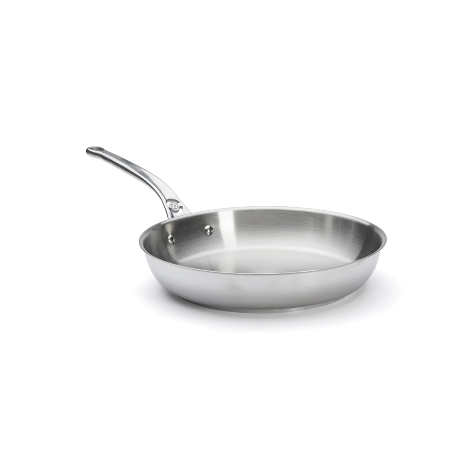Hochwertige MILADY Bratpfanne unbeschichtet, Ø 24 cm, für Induktionsherde, ideal für fettfreies Kochen und kreative Küchenideen.