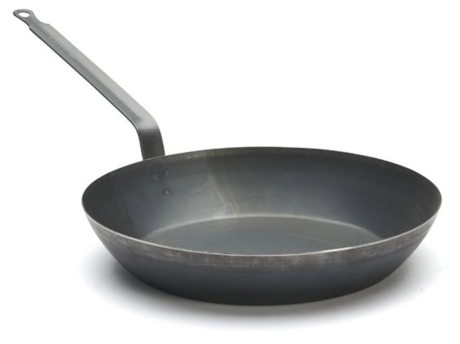 LA LYONNAISE Bratpfanne Ø 32cm aus Blaustahl von de Buyer, ideal für gleichmäßiges Braten und hohe Temperaturen in der Küche.