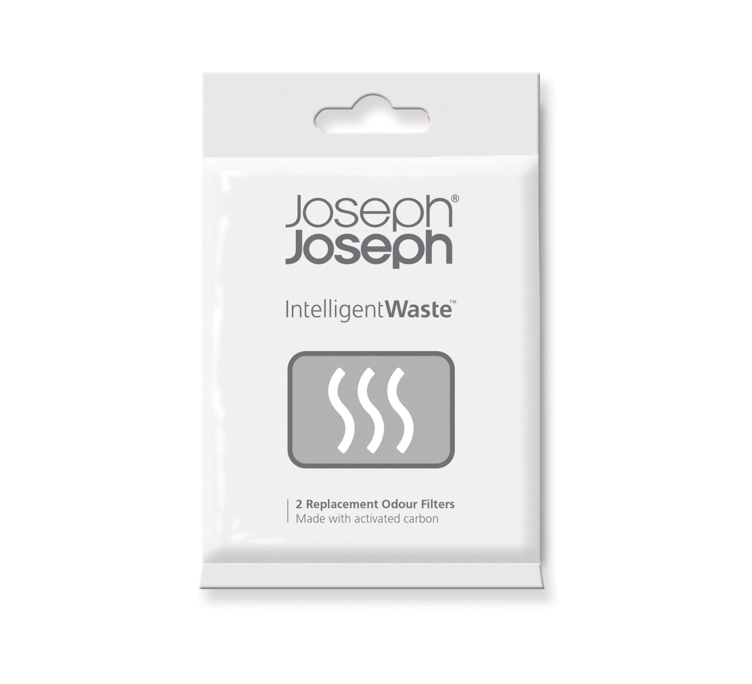 Zwei hochwertige Ersatz-Geruchfilter für den Joseph Joseph Mülleimer JJ30107, ideal zur Geruchsneutralisation und für frische Luft im Haushalt.