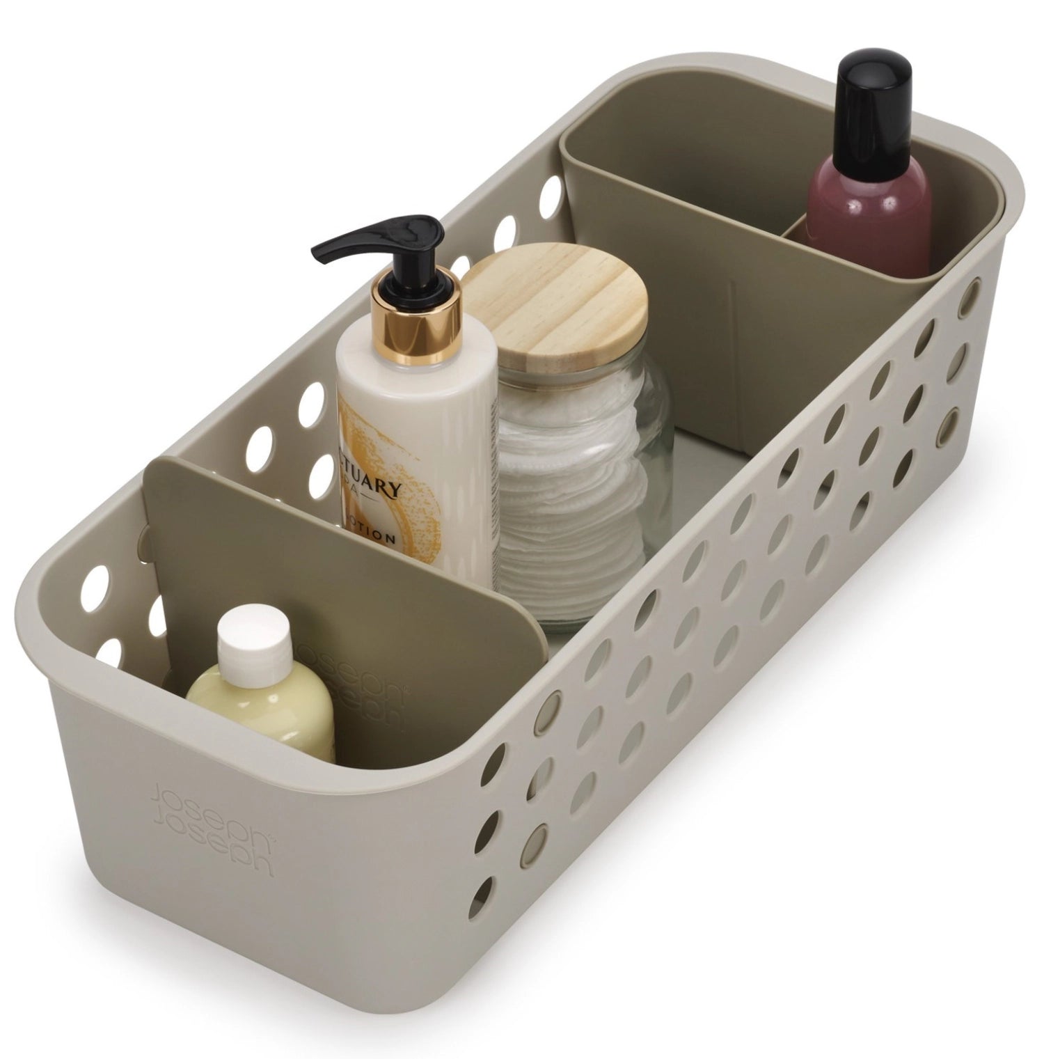 Stylischer EasyStore Aufbewahrungskorb von Joseph Joseph, perfekt für die organisierte Aufbewahrung von Küchenutensilien und kleinen Gegenständen.