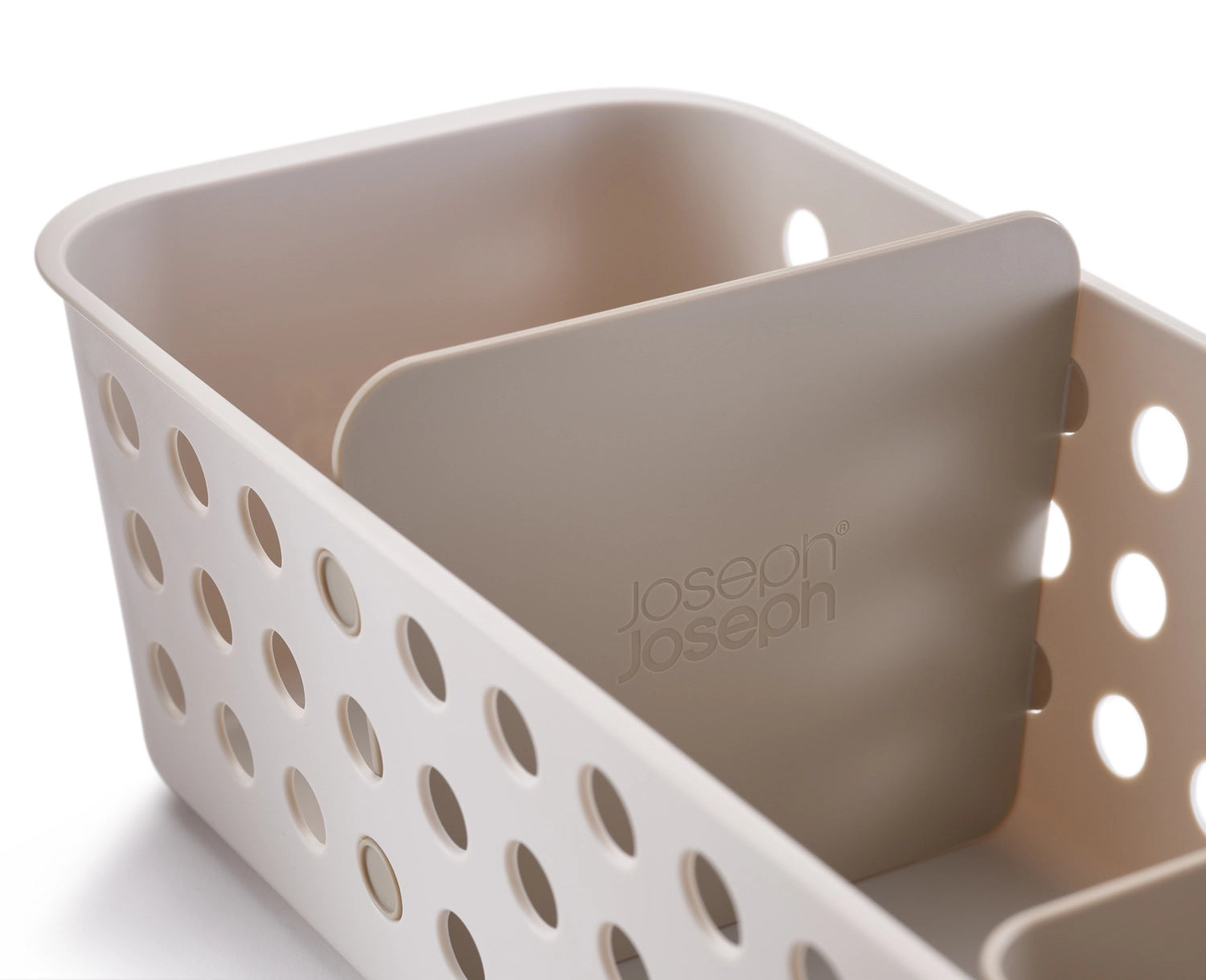 Stylischer EasyStore Aufbewahrungskorb von Joseph Joseph, perfekt für die organisierte Aufbewahrung von Küchenutensilien und kleinen Gegenständen.