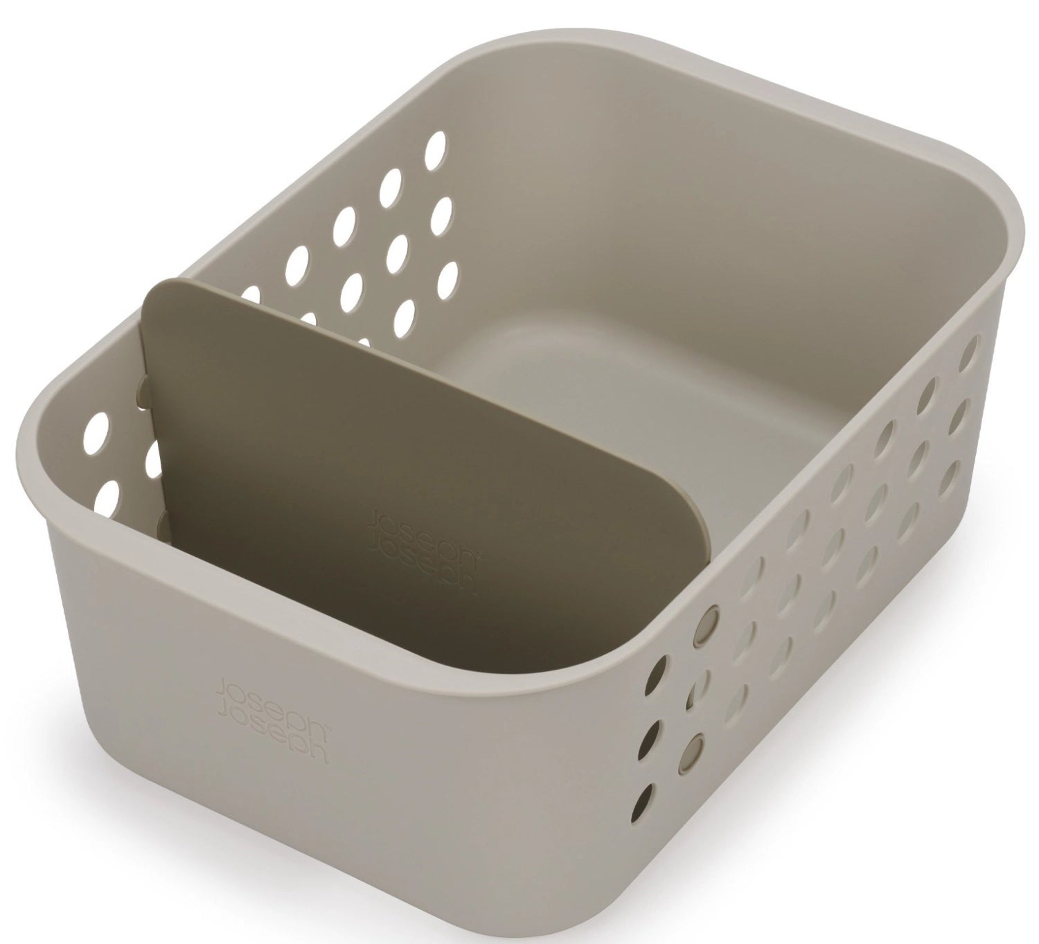 Stylischer EasyStore Aufbewahrungskorb von Joseph Joseph, perfekt für die organisierte Aufbewahrung von Küchenutensilien und kleinen Gegenständen.