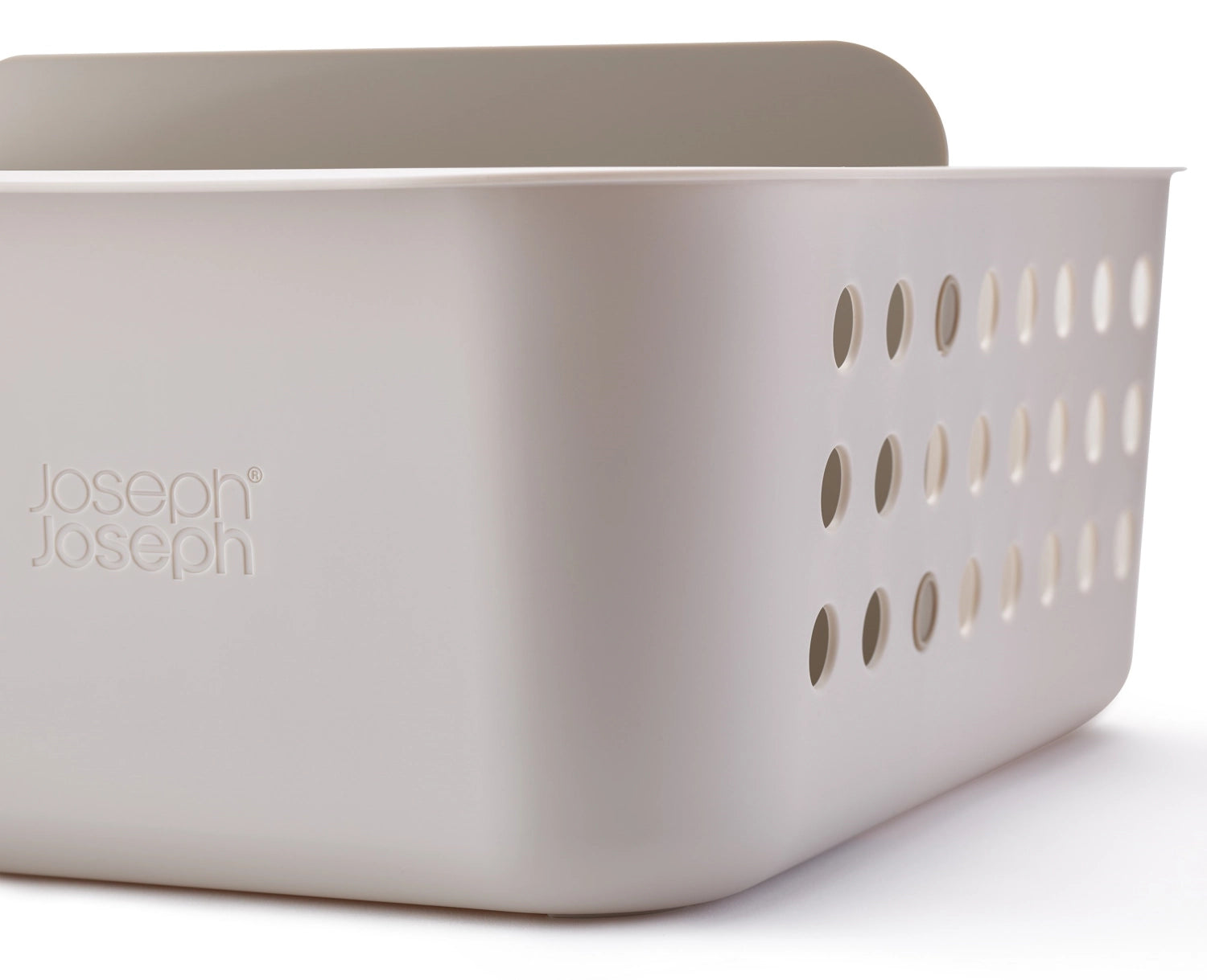 Stylischer EasyStore Aufbewahrungskorb von Joseph Joseph, perfekt für die organisierte Aufbewahrung von Küchenutensilien und kleinen Gegenständen.