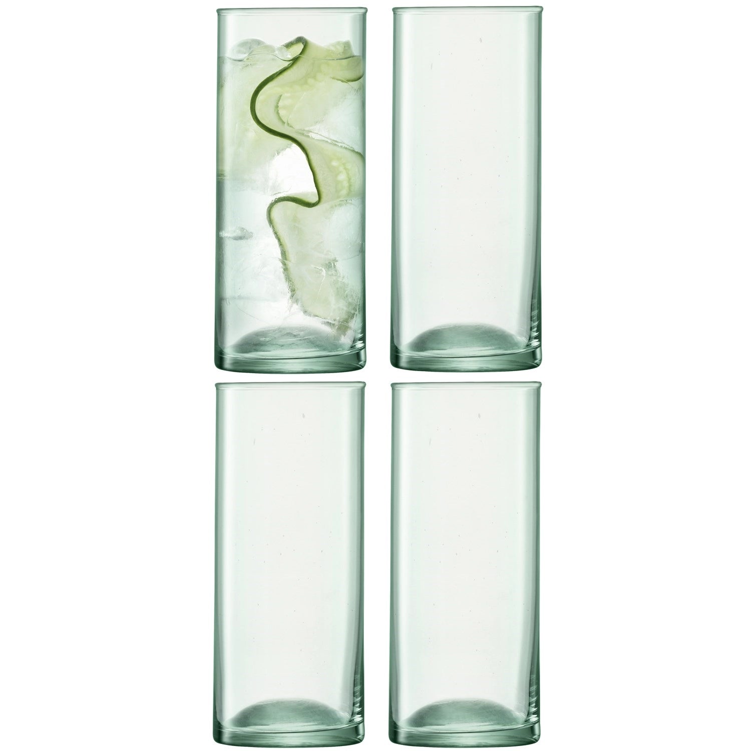 Elegantes 4er Set Canopy Biergläser (520ml) von LSA, ideal für Bierliebhaber, vereint modernes Design mit hoher Funktionalität und Qualität.