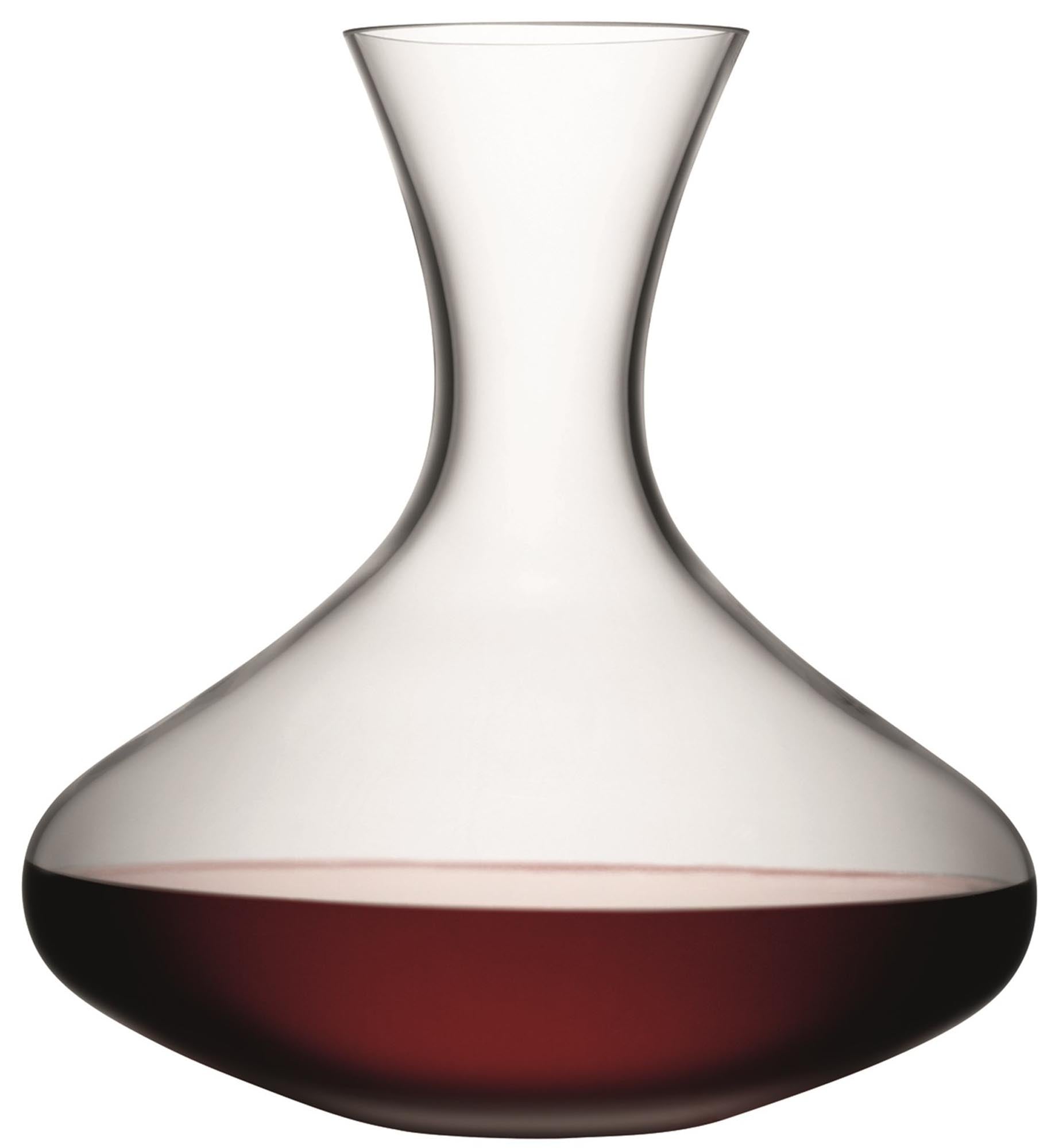 Elegante, klare Weinkaraffe von LSA mit 1,5L Fassungsvermögen, ideal zum Dekantieren und Servieren von Wein.