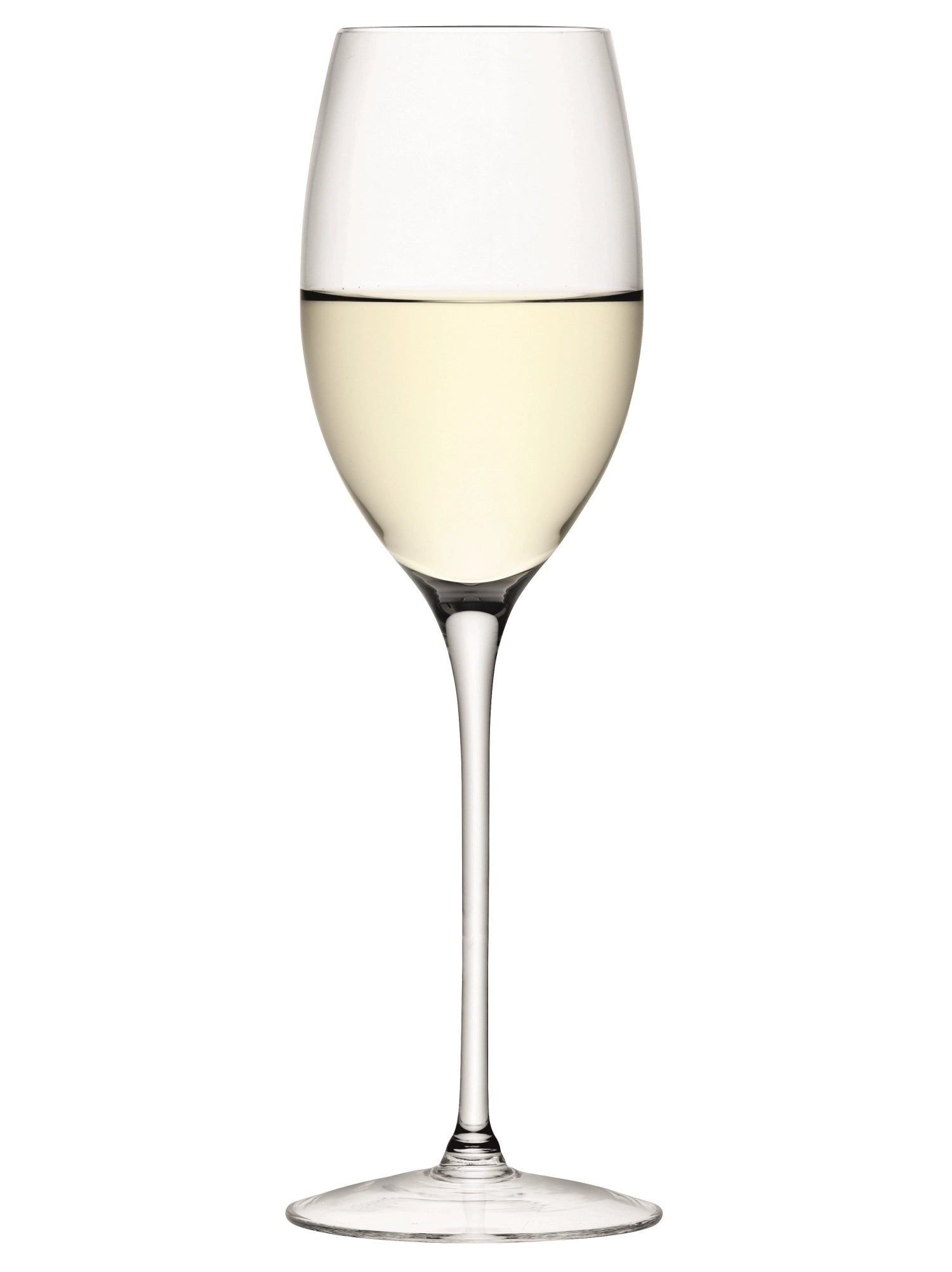 Elegantes 2er Set transparenter Weissweingläser von LSA, 340ml, ideal für besondere Anlässe und um Weißwein stilvoll zu servieren.