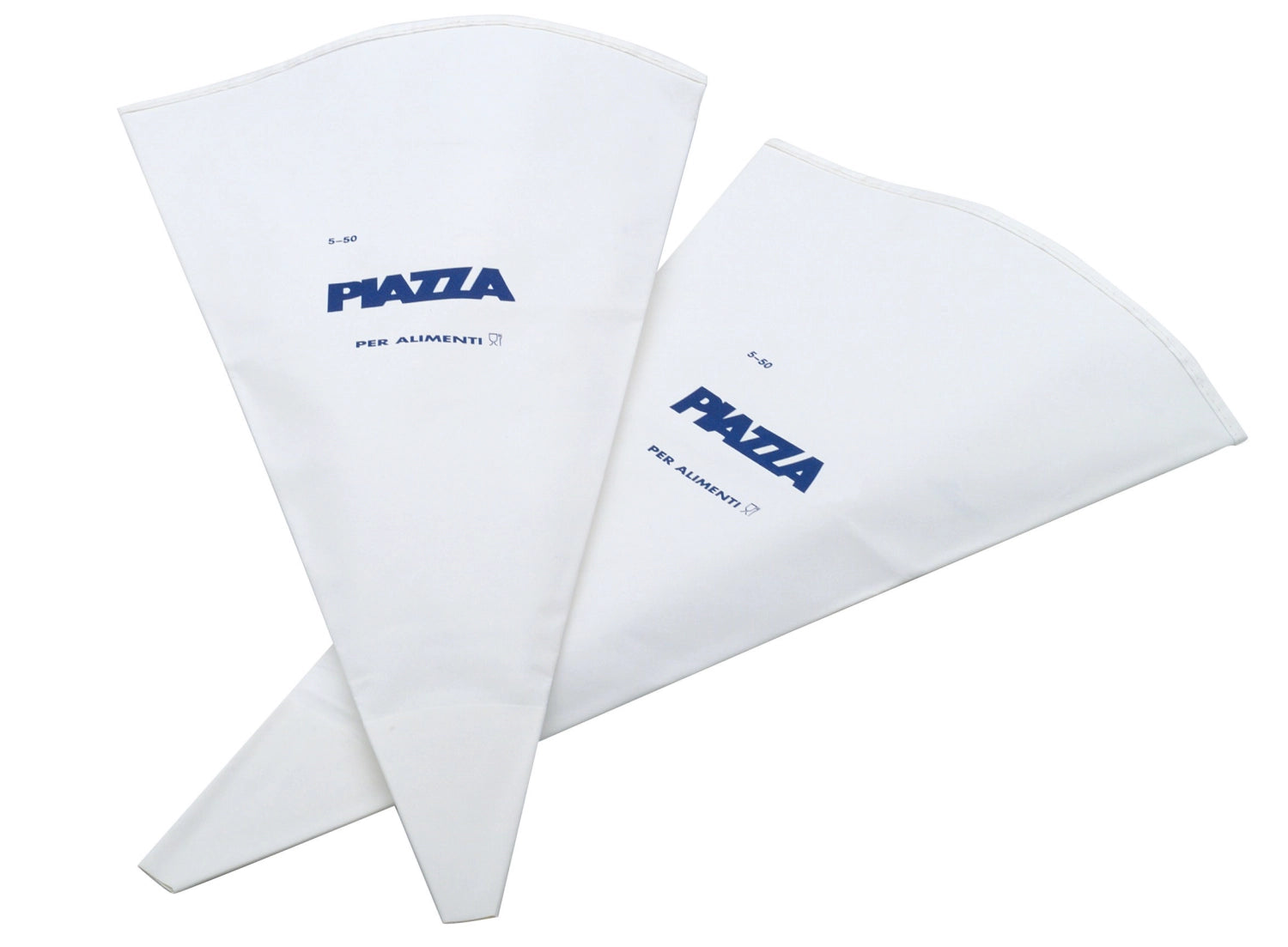 Hochwertiges 2er Set Spritzbeutel von Piazza, 25 cm, ideal für präzises Dekorieren und Füllen von Backwaren und Desserts.