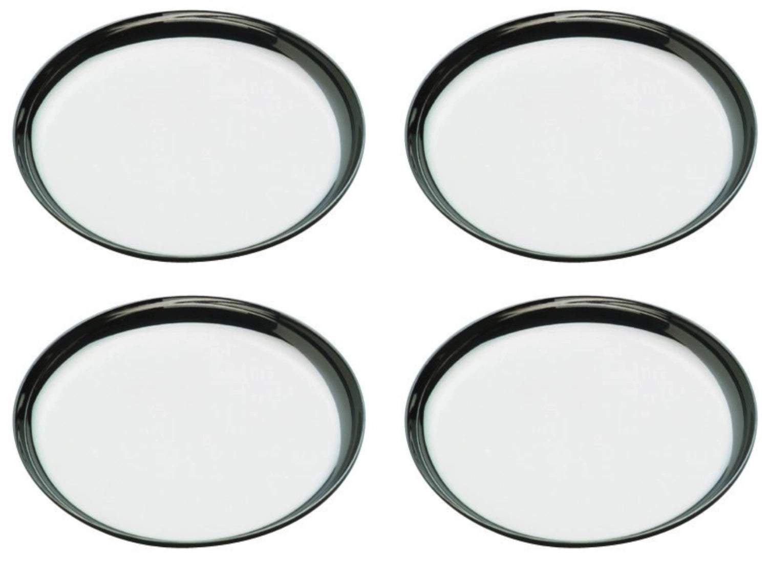 Stilvolles 4er Set Glas- oder Flaschenuntersetzer von Piazza, 10 cm, ideal für Barzubehör und zum Schutz von Oberflächen.
