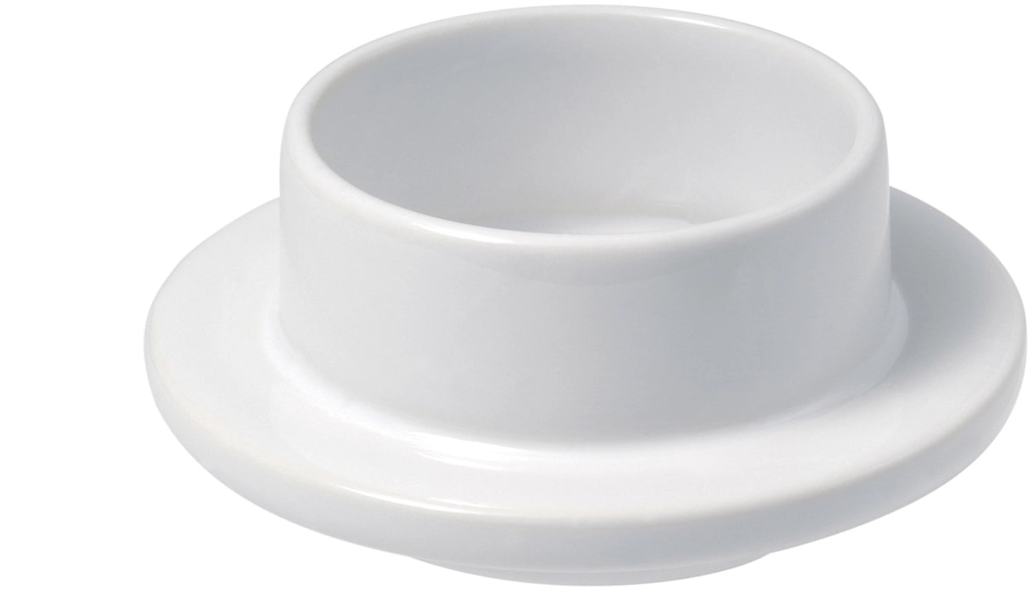 Elegante Butterschale von Revol, Ø 9 cm, in strahlendem Weiß – ideal für die stilvolle Aufbewahrung von Butter.