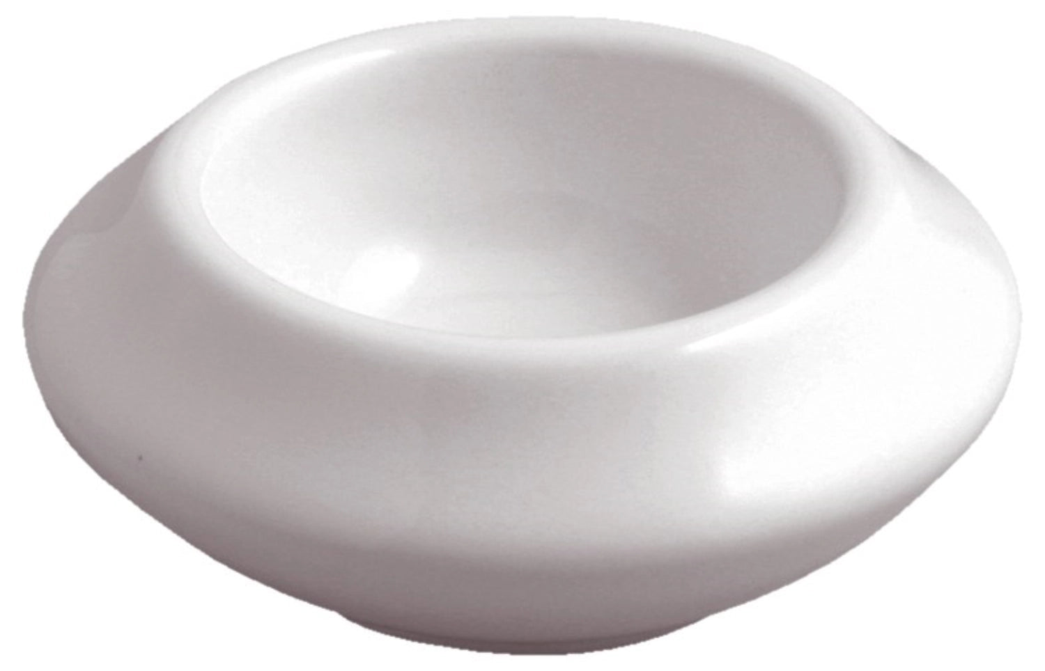 Schlichte weiße Butterdose von Revol, Ø 7.2 cm, mit elegantem Design für die praktische und stilvolle Aufbewahrung von Butter.
