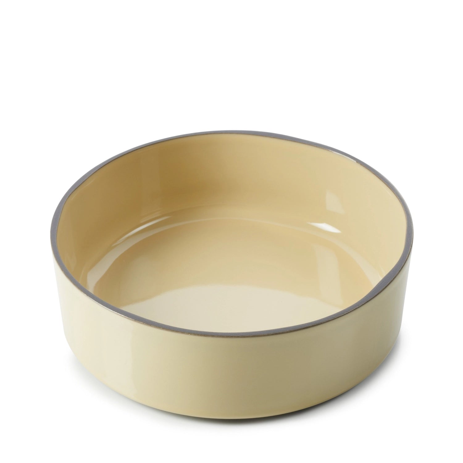 Elegante Schale in zartem Muskatnuss-Farbton, Ø17 cm, ideal für ansprechende Präsentationen und kulinarische Highlights.