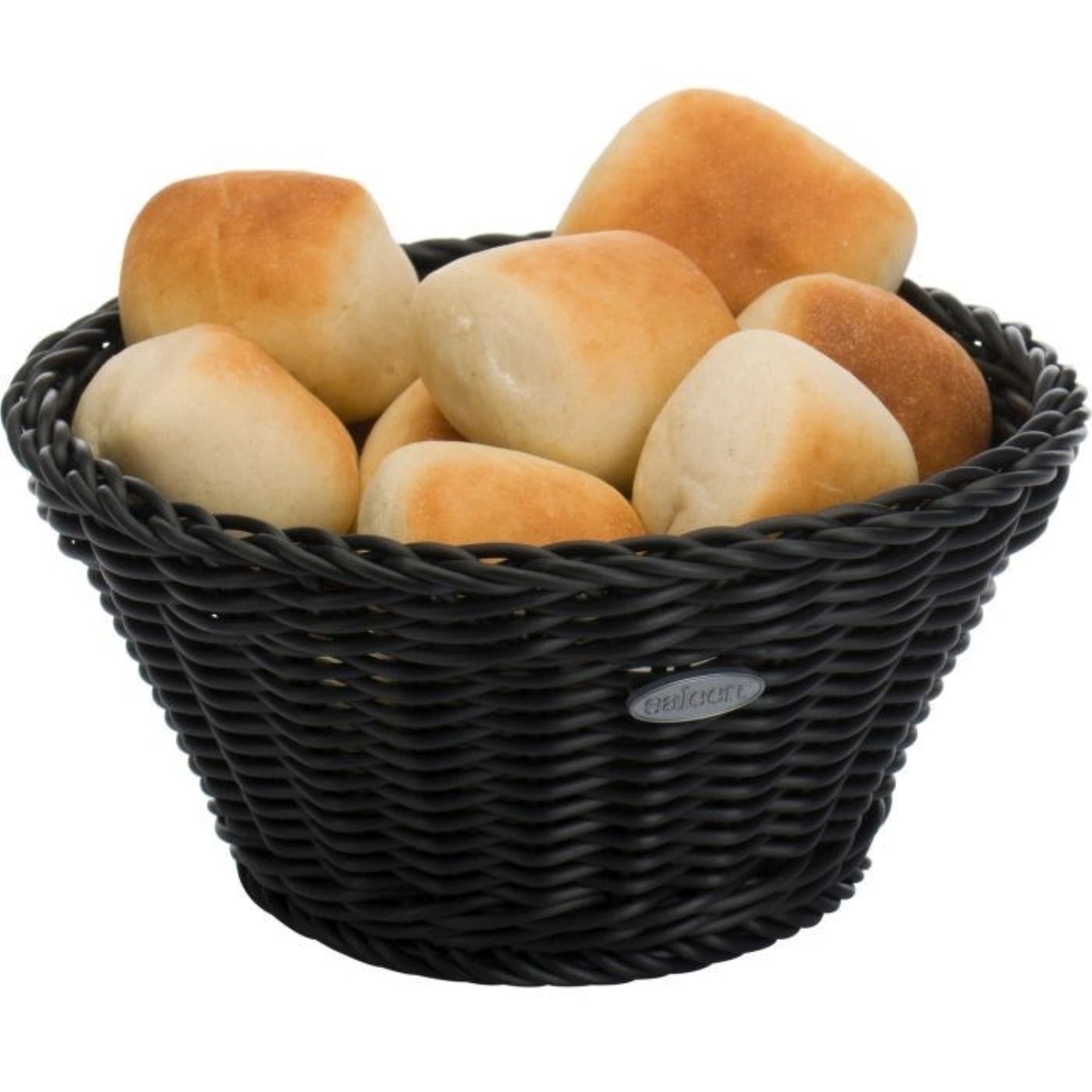 Schwarzer runder Brotkorb von Westmark, 18x10 cm, ideal für die ansprechende Aufbewahrung von Backwaren und Snacks bei Festlichkeiten.