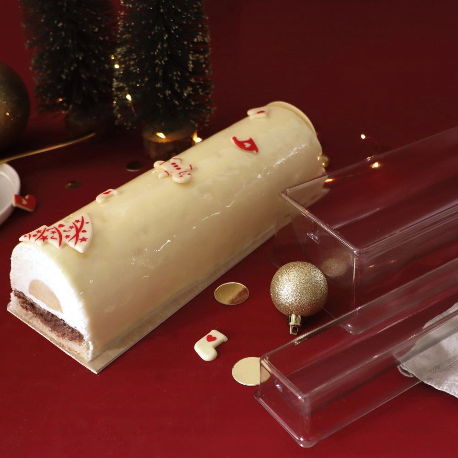 Kunststoffform für Biskuitrolle oder Parfait von Scrap Cooking, ideal zum Backen, leicht zu reinigen und perfekt für kreative Desserts.