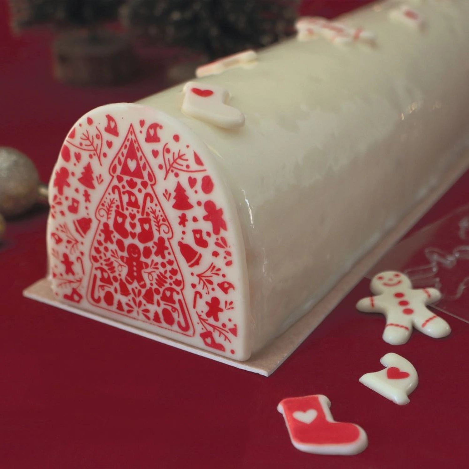 Kunststoff Backform für Biskuitrollen und Parfaits von Scrap Cooking, ideal für kreative Desserts, einfach zu handhaben und spülmaschinenfest.