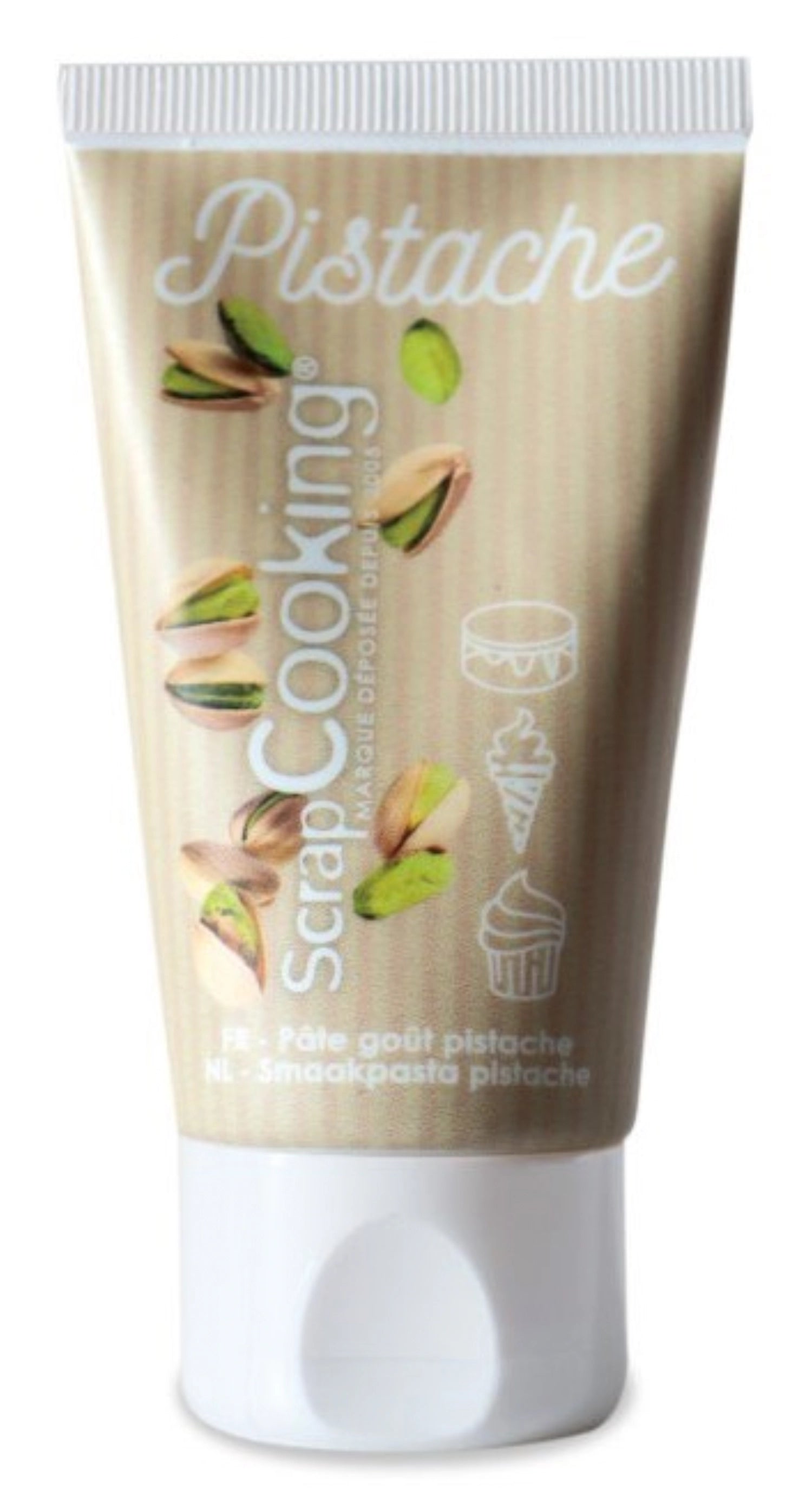 Aromenpaste Pistazie von Scrap Cooking, 50g – ideal für die Verfeinerung von Desserts und Backwaren mit intensivem Pistaziengeschmack.