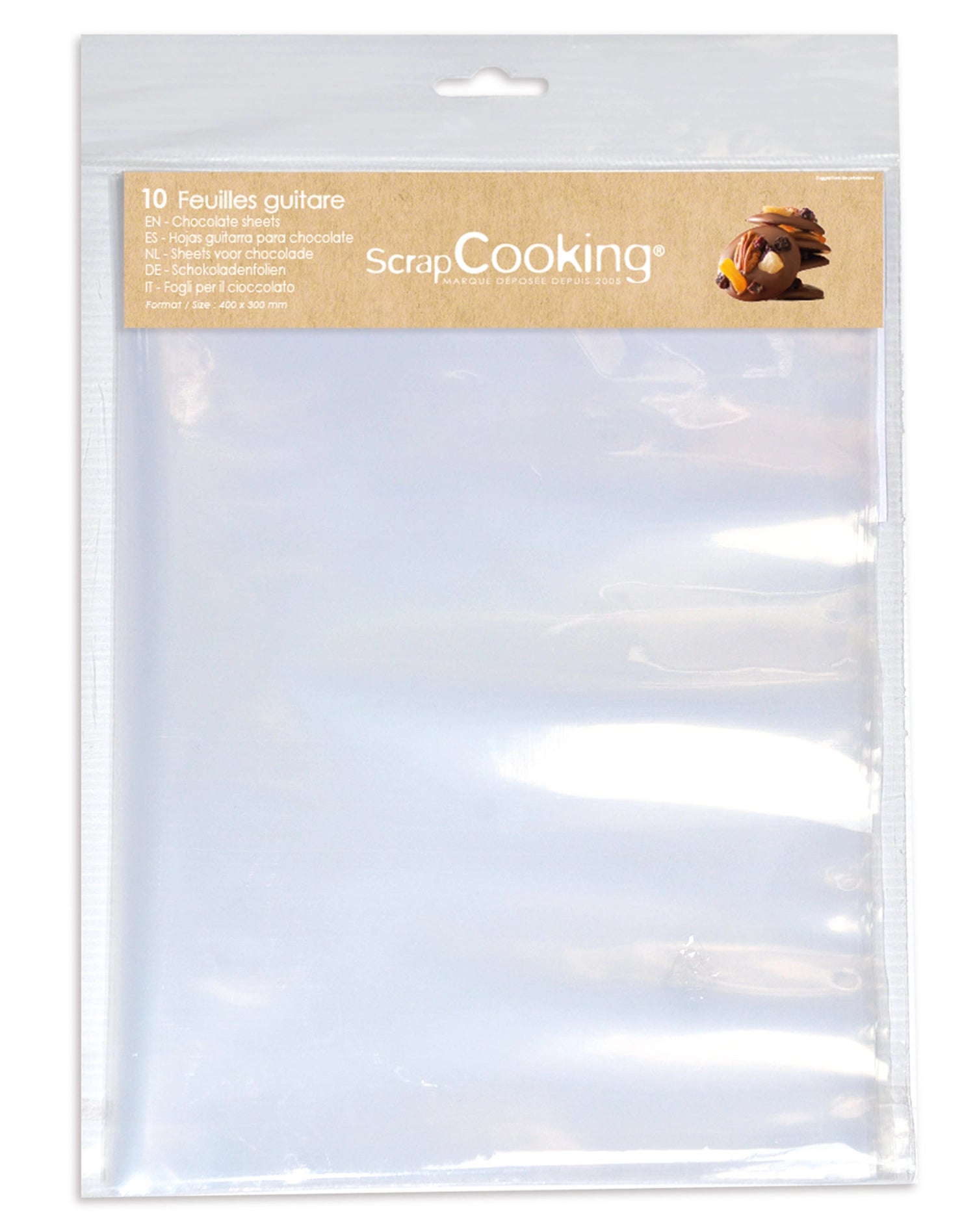 10er Set Folie für kreative Küchenhelfer von Scrap Cooking, ideal zum Backen und Dekorieren von Speisen, in ansprechendem Design.
