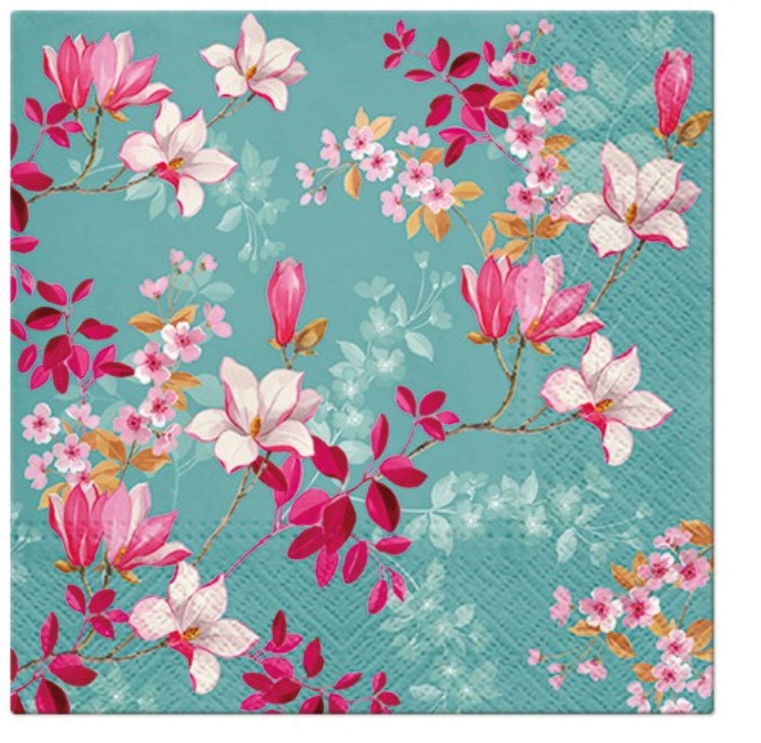 Servietten Lunch 20x Magnolia, 33x33cm in Mehrfarbig präsentiert im Onlineshop von KAQTU Design AG. Servietten ist von PAW