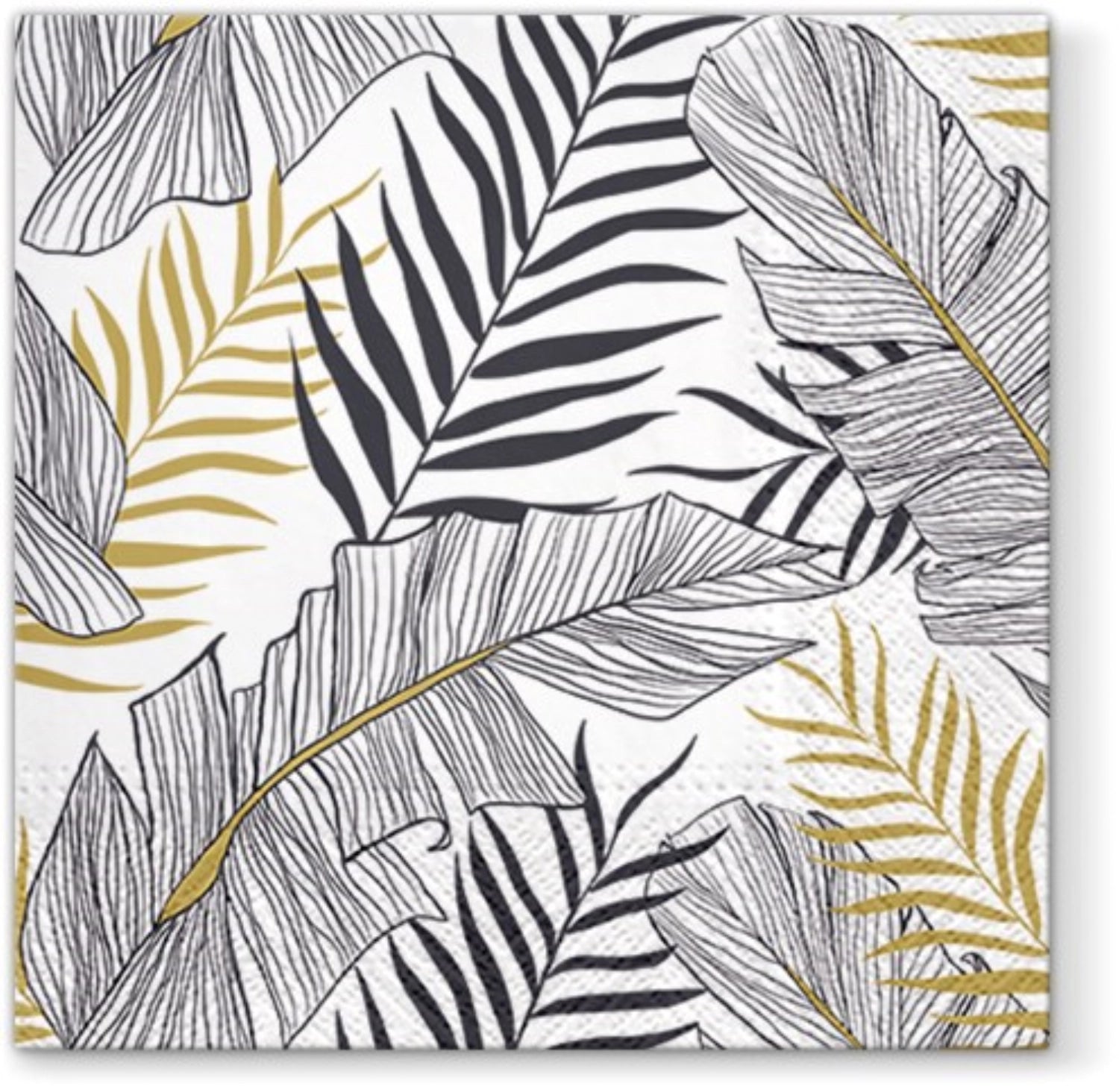Servietten Lunch 20x Exotic Blätter 33x33cm in Mehrfarbig präsentiert im Onlineshop von KAQTU Design AG. Servietten ist von PAW