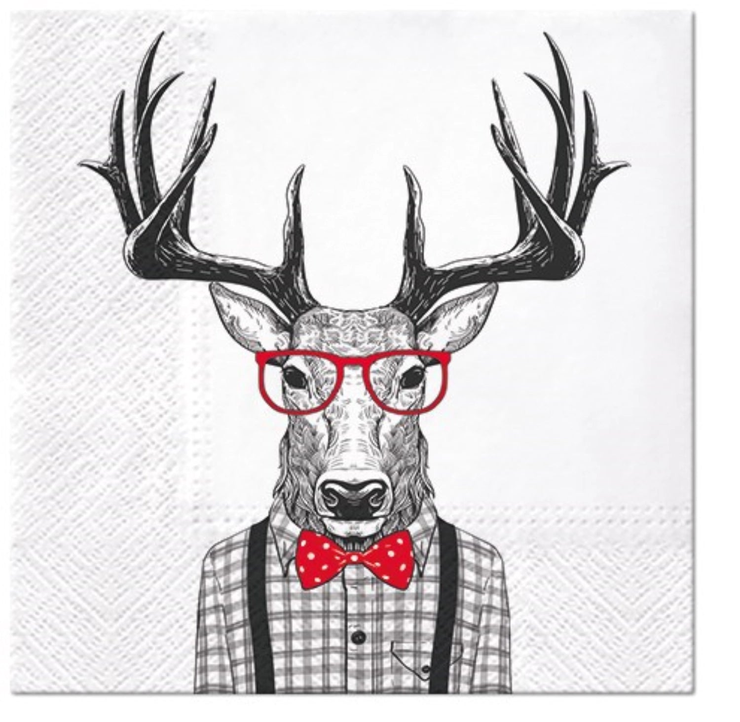 Servietten Lunch 20x Oh Hirsch, 33x33cm in Mehrfarbig präsentiert im Onlineshop von KAQTU Design AG. Servietten ist von PAW
