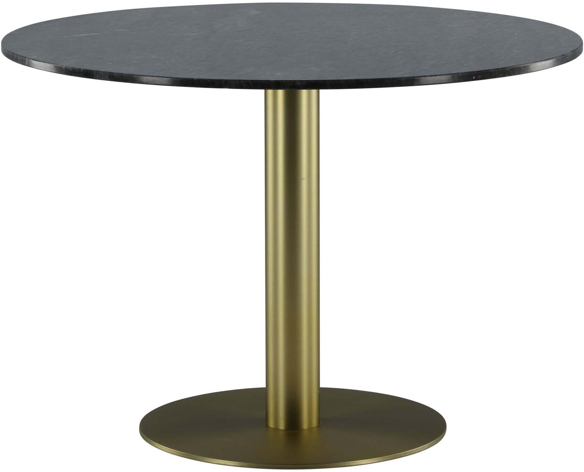 Moderner Estelle Esstisch von Venture Home in edlem Grau und Gold, perfekt für stilvolle Essbereiche und gesellige Runden.