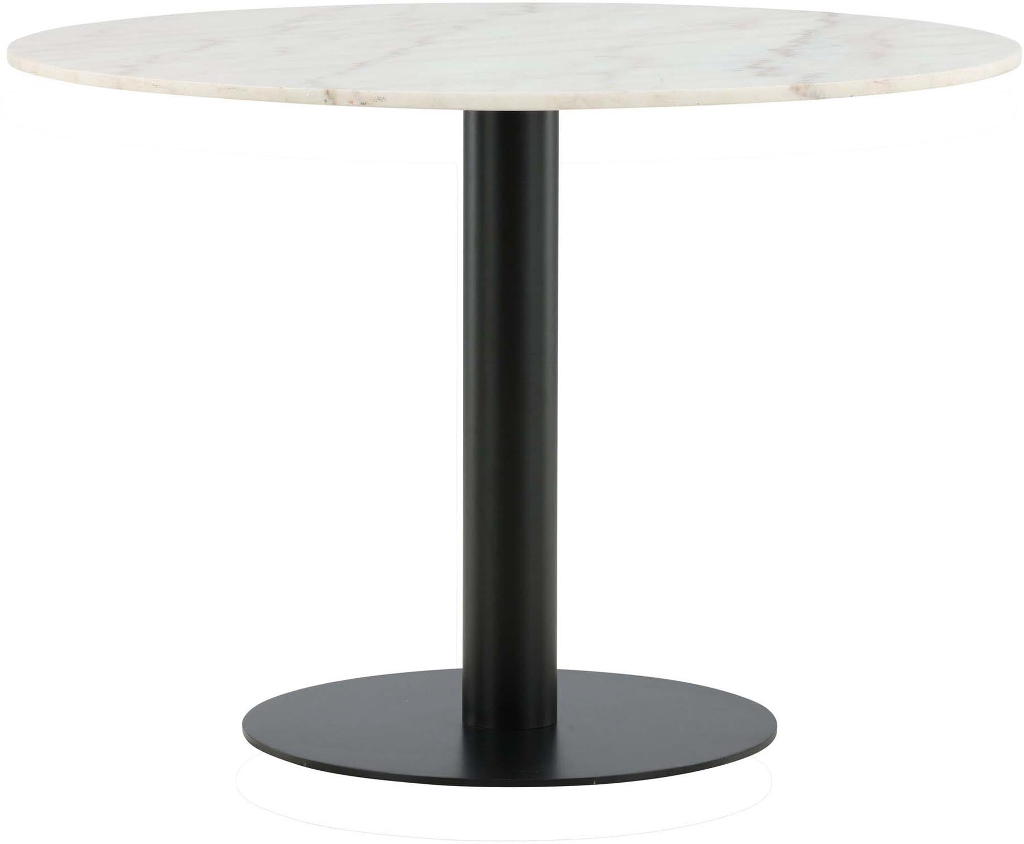 Moderner Estelle Esstisch von Venture Home in elegantem Weiß, ideal für stilvolle Essbereiche und gesellige Zusammenkünfte.