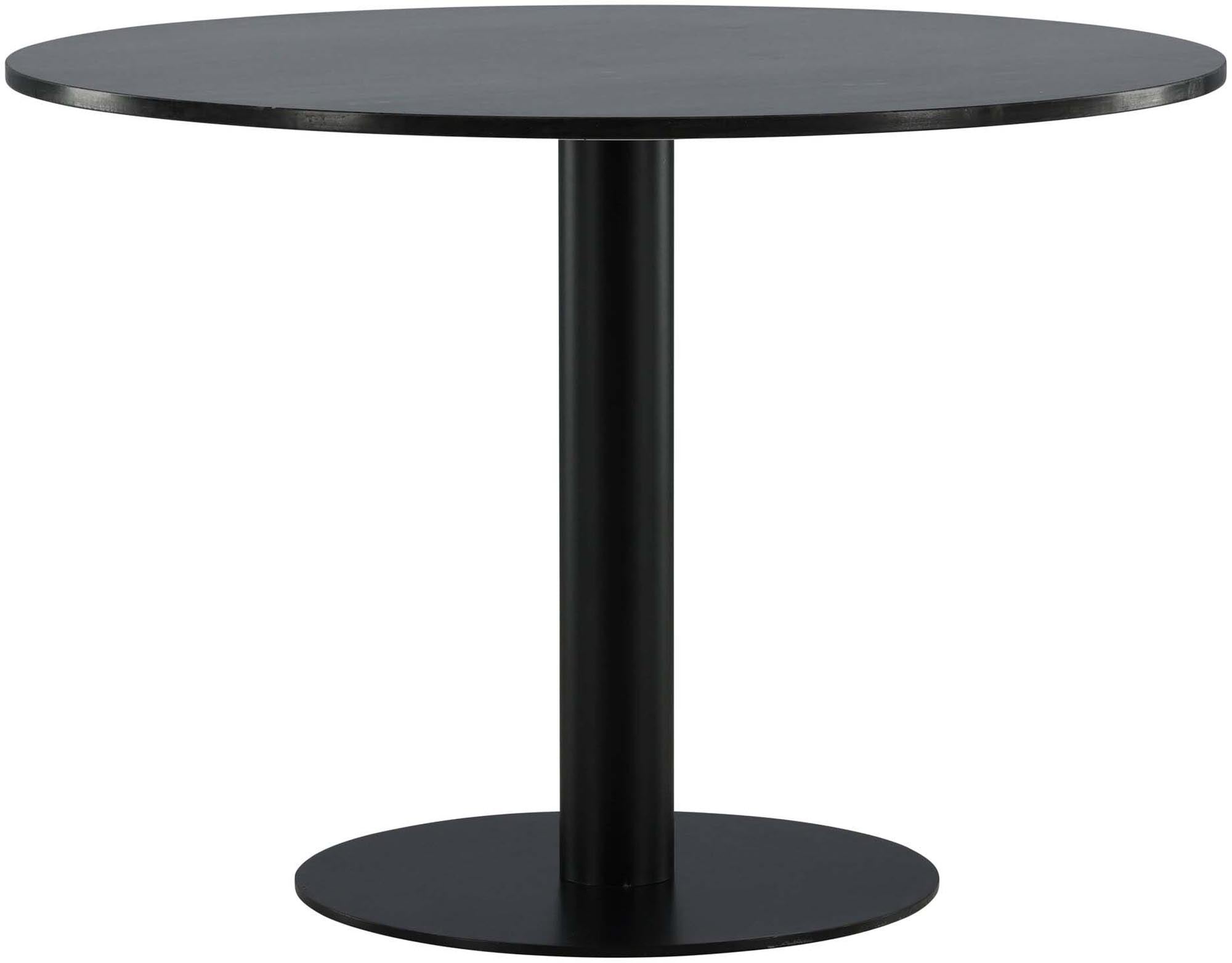 Moderner Esstisch Estelle von Venture Home in stilvollem Grau und Schwarz, ideal für einladende Essbereiche und gemütliche Zusammenkünfte.