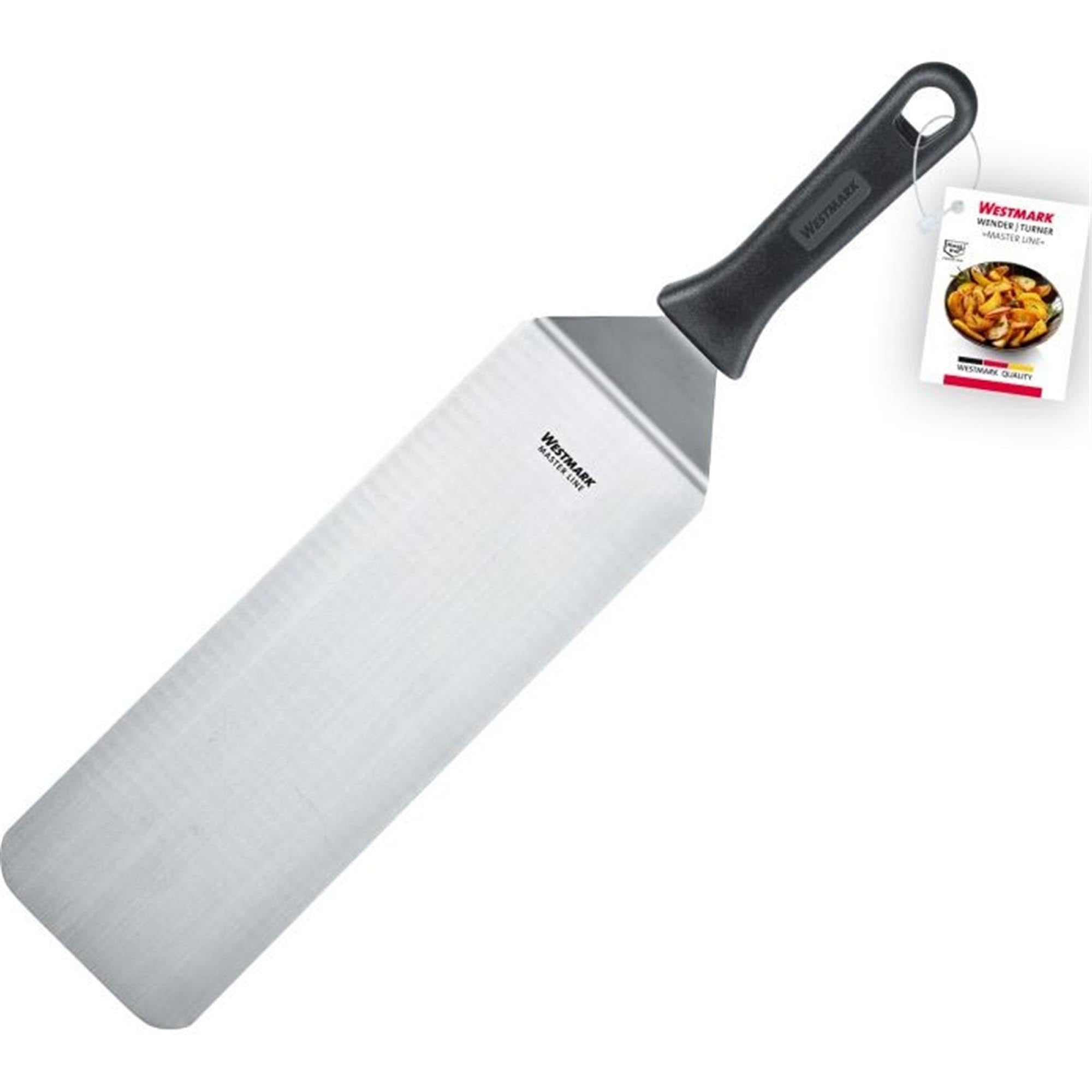 Flexibler, gewinkelter Pfannenwender Master Line von Westmark, 27,5 x 9,5 cm, ideal zum Wenden und Servieren von Speisen in der Küche.