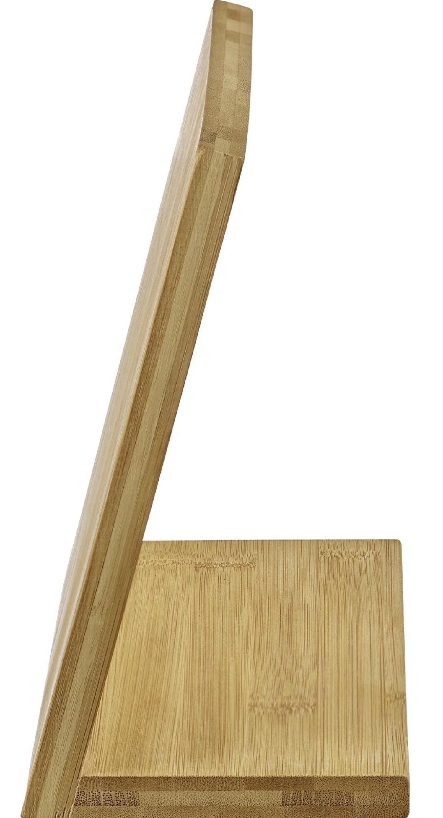Moderner Messerblock aus robustem Bambus mit magnetischer Halterung, ideal für stilvolle und sichere Aufbewahrung Ihrer Küchenmesser.