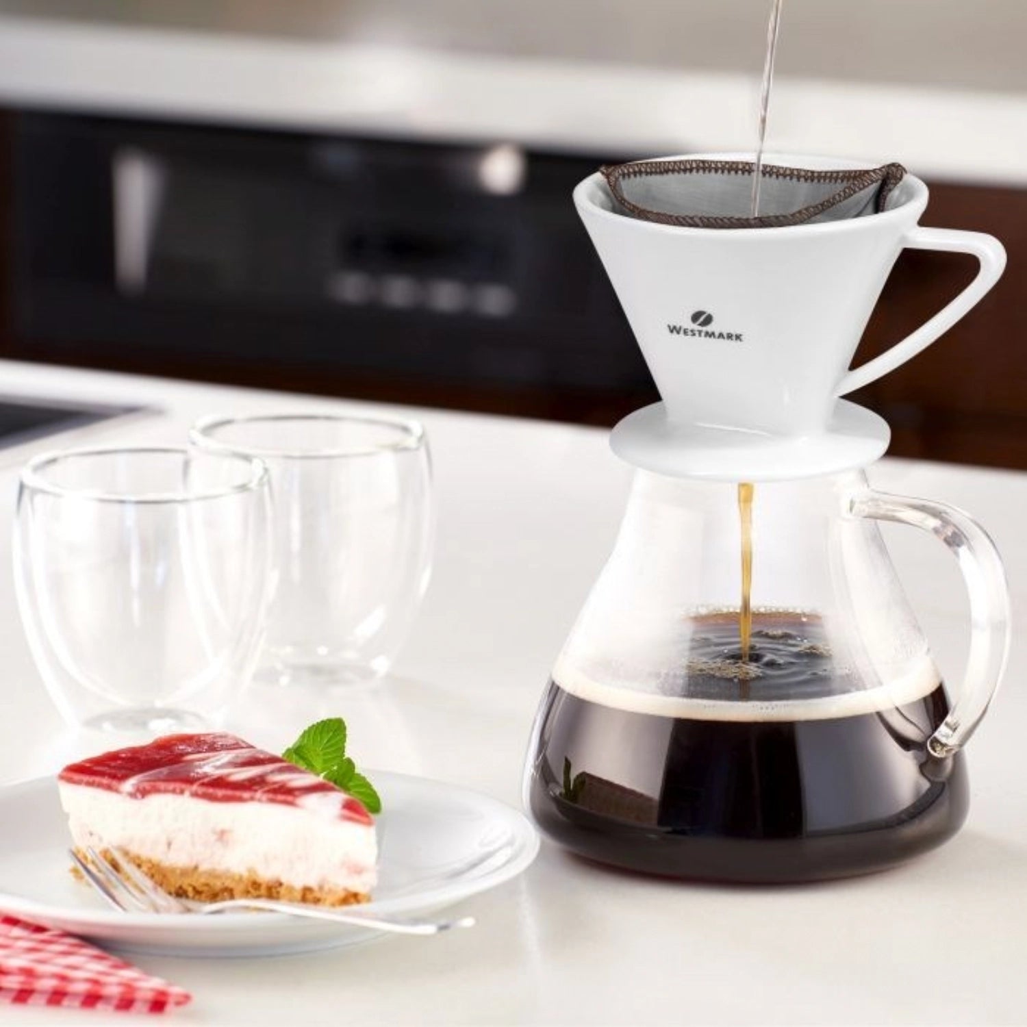 Faltbarer Dauerfiltereinsatz für Kaffee Brasilia, Größe 2, ideal für umweltfreundliches Kaffeekochen, aus hochwertigem Material von Westmark.