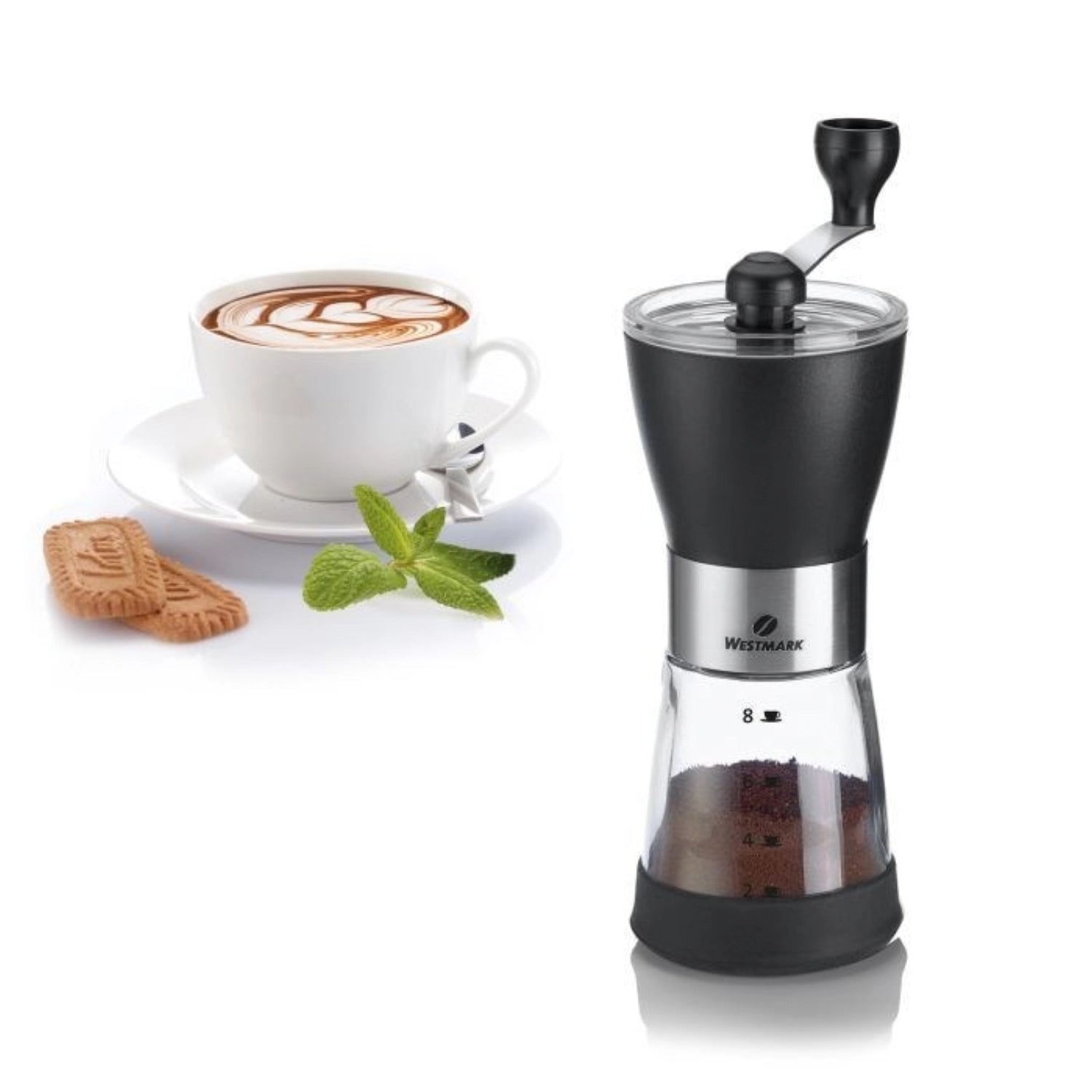 Kaffeemühle Brasilia Negro von Westmark, elegante und funktionale Mühle für frisch gemahlenen Kaffee, ideal für Kaffeeliebhaber.