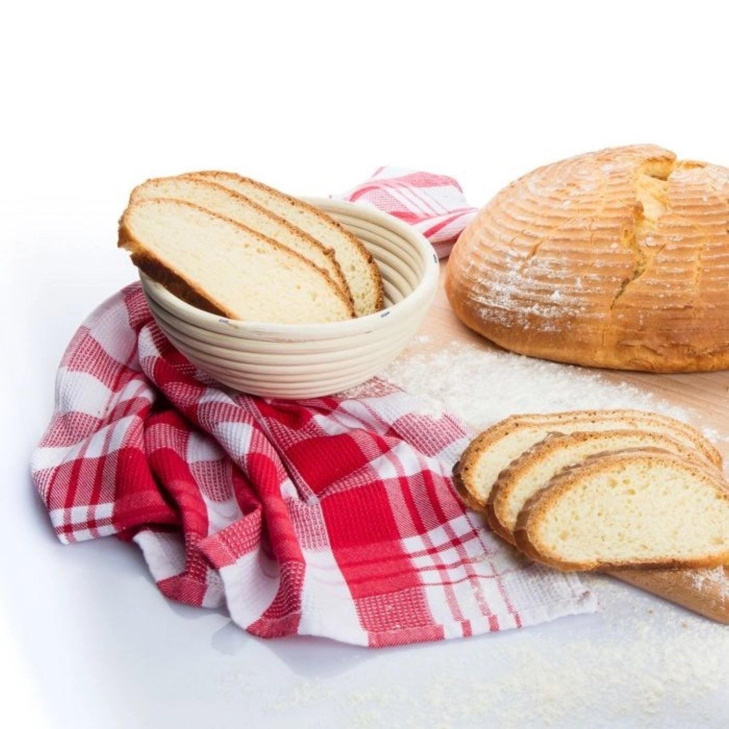 Rundes Gärkörbchen von Westmark, ideal für die Teigführung, Maße ca. 20,5 x 8 cm, perfekt für Brotliebhaber und Hobbybäcker.