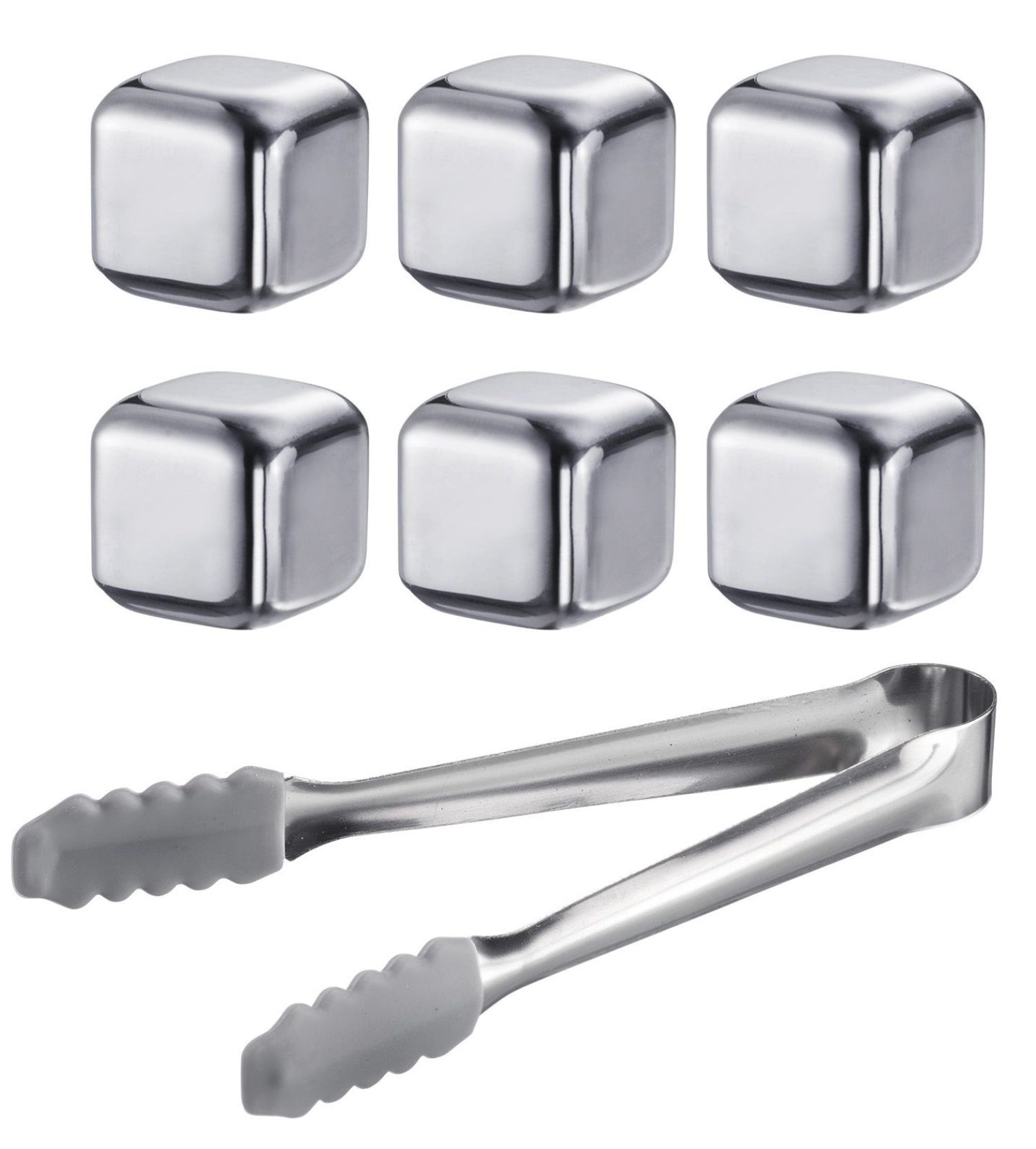 Praktisches 7-teiliges Set mit Eiswürfelformen und Zange von Westmark, ideal für erfrischende Getränke und kreative Cocktails.