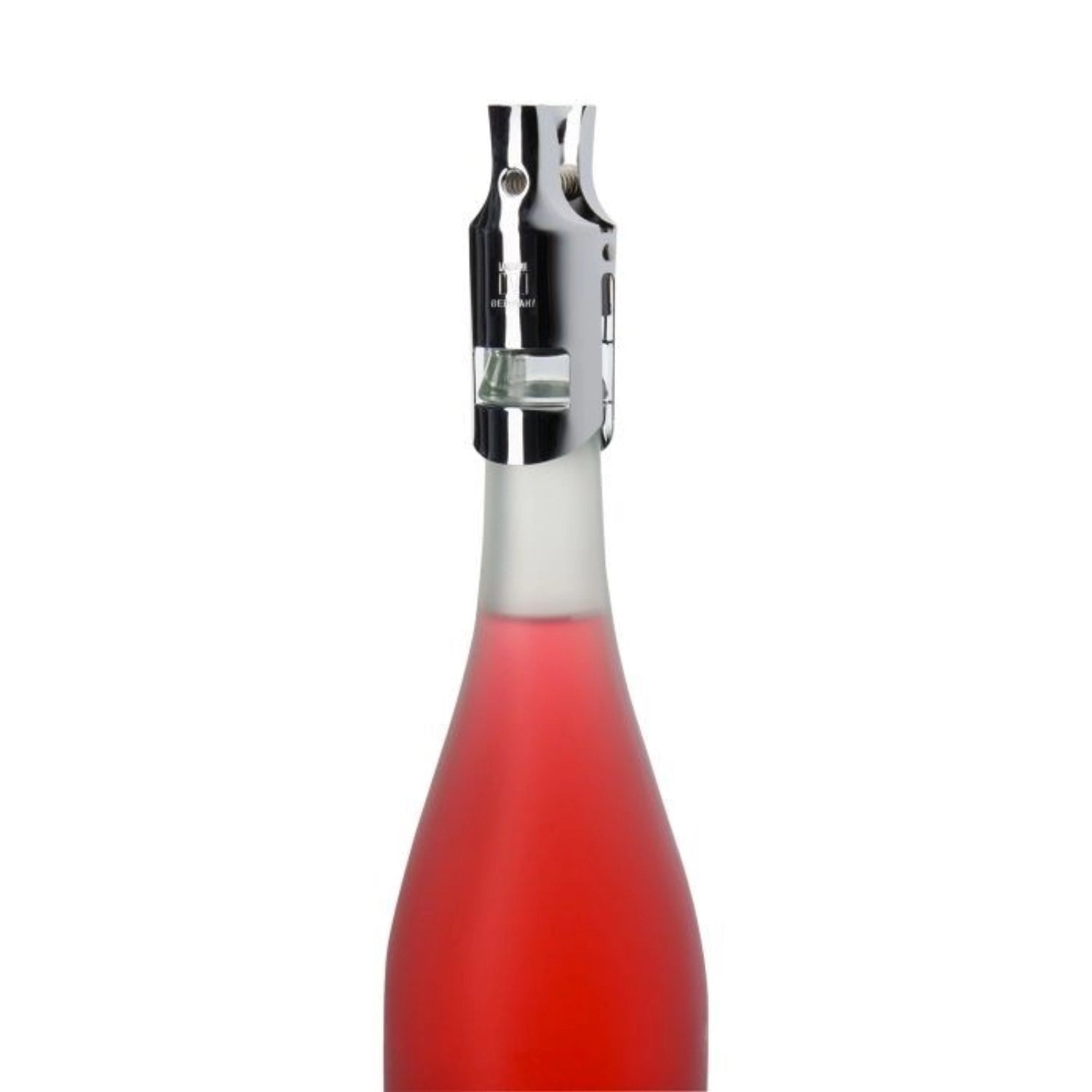 Eleganter Sektflaschenverschluss Tappa Monopol Edition von Westmark, verchromt, ideal zum Frischhalten von Sekt und Champagner.