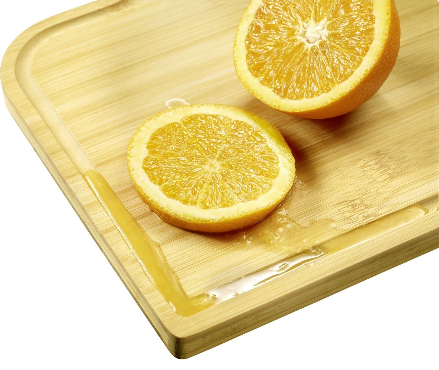 Kompaktes Schneidebrett von Westmark, 28x15 cm, ideal für präzises Schneiden und Auffangen von Säften dank der praktischen Saftrille.