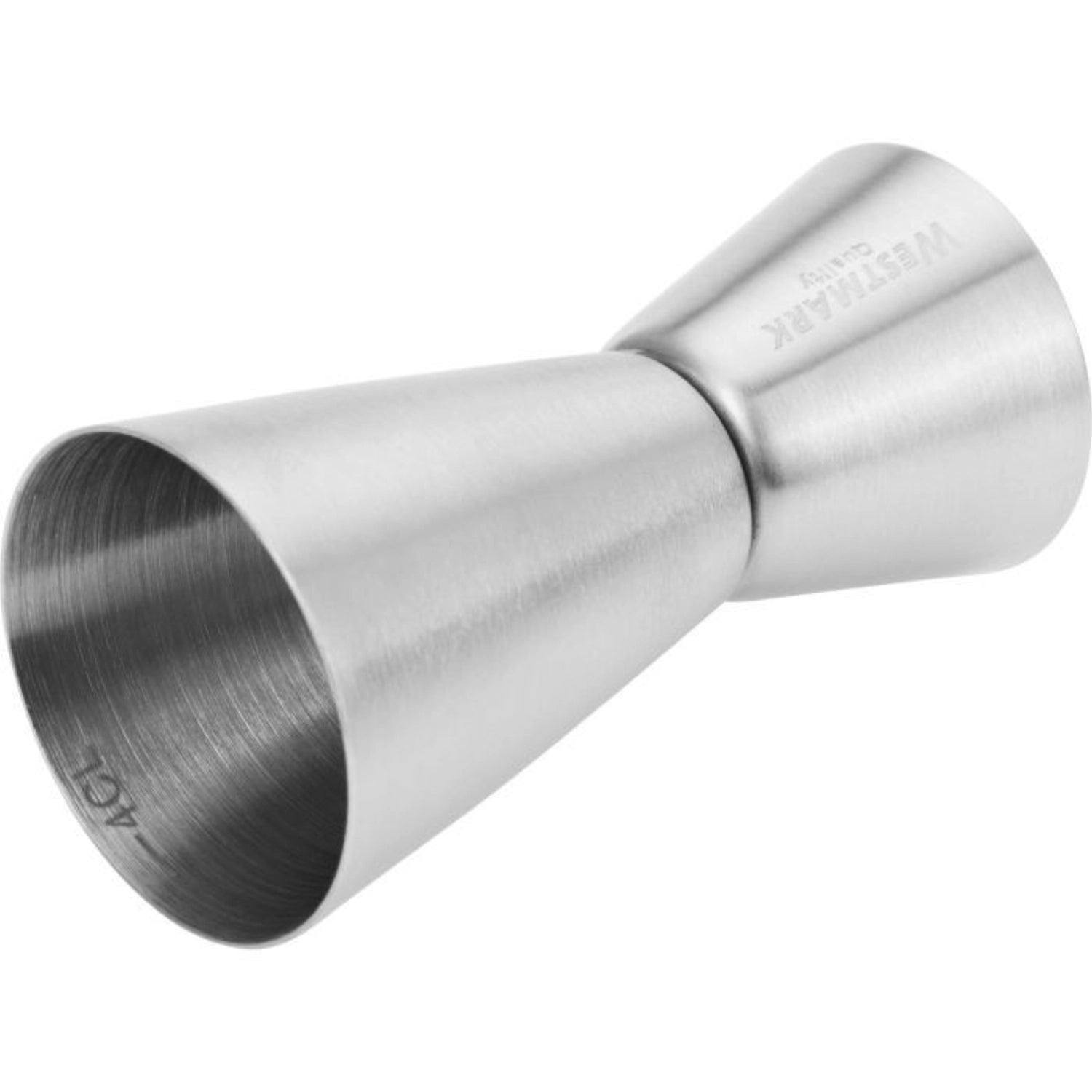 Praktischer Barmass von Westmark für präzise 2 und 4 cl Messungen, ideal für die Zubereitung von Cocktails und Mixgetränken.