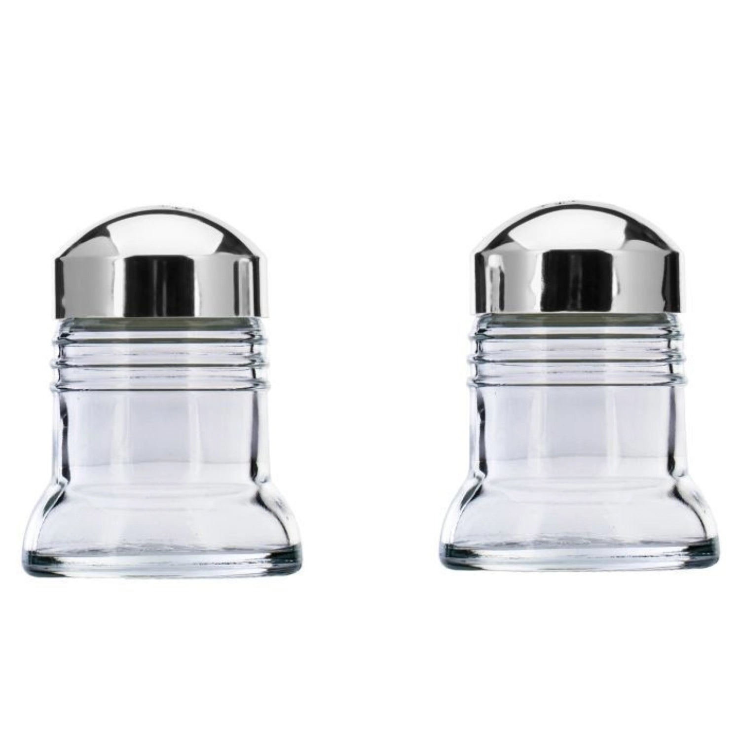 Stilvolles 2-teiliges Salz- und Pfefferstreuer-Set "Paris-Chrome" von Westmark, perfekt für jede Tischdekoration und den täglichen Gebrauch.