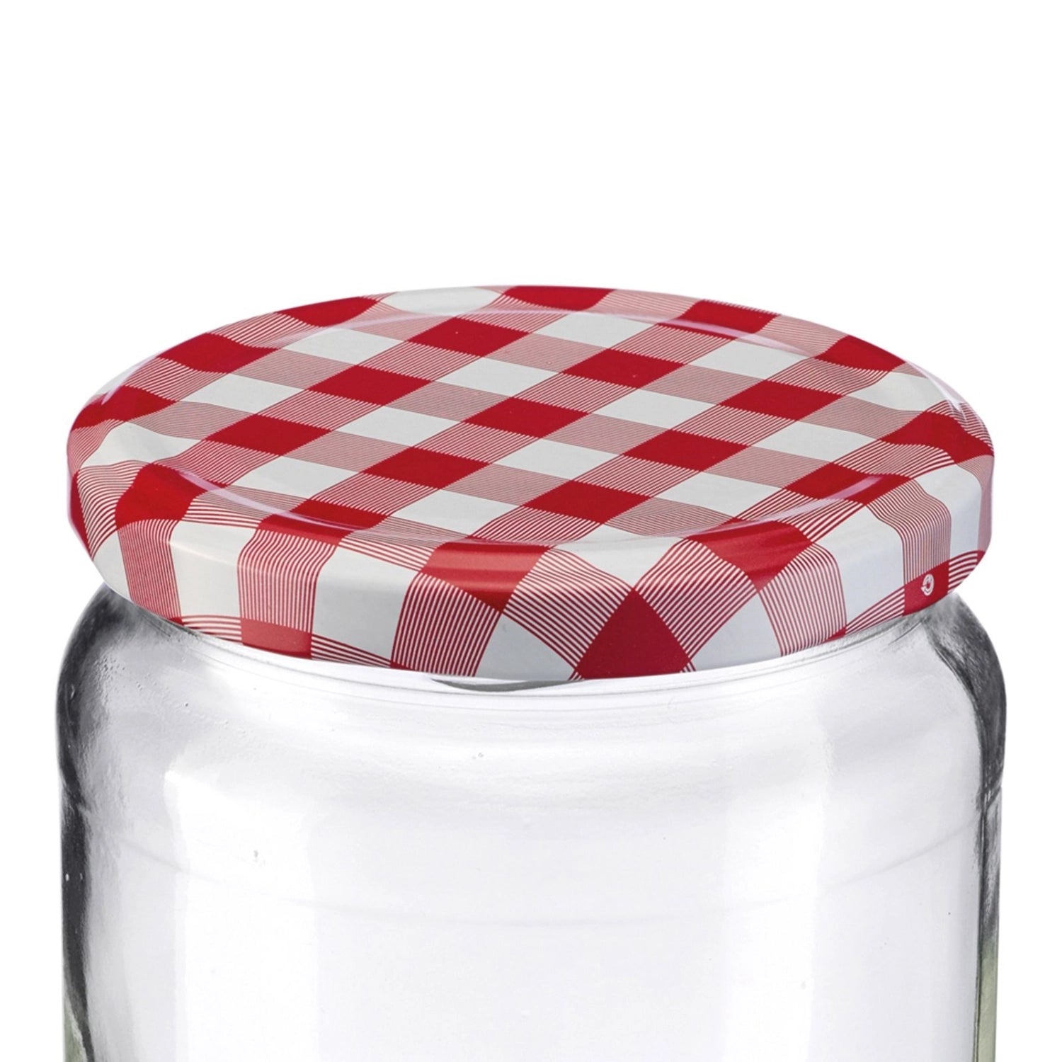 Rundes 720 ml Einmachglas von Westmark, Durchmesser 82 mm, perfekt für die sichere Lagerung und Konservierung von Lebensmitteln.