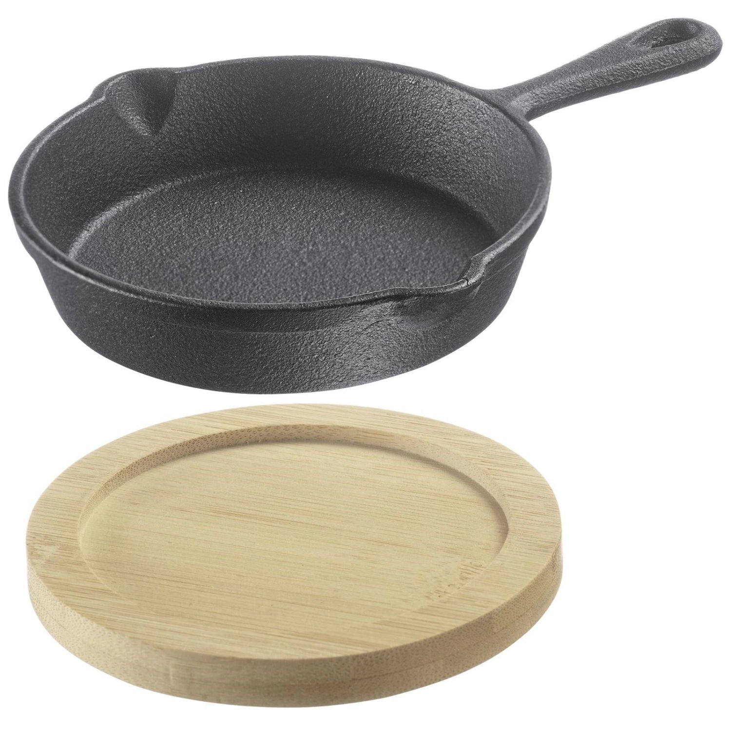 Elegante gusseiserne Mini-Pfanne von Westmark, ideal für die Präsentation von köstlichen Tapas und kleinen Leckereien in 125ml.