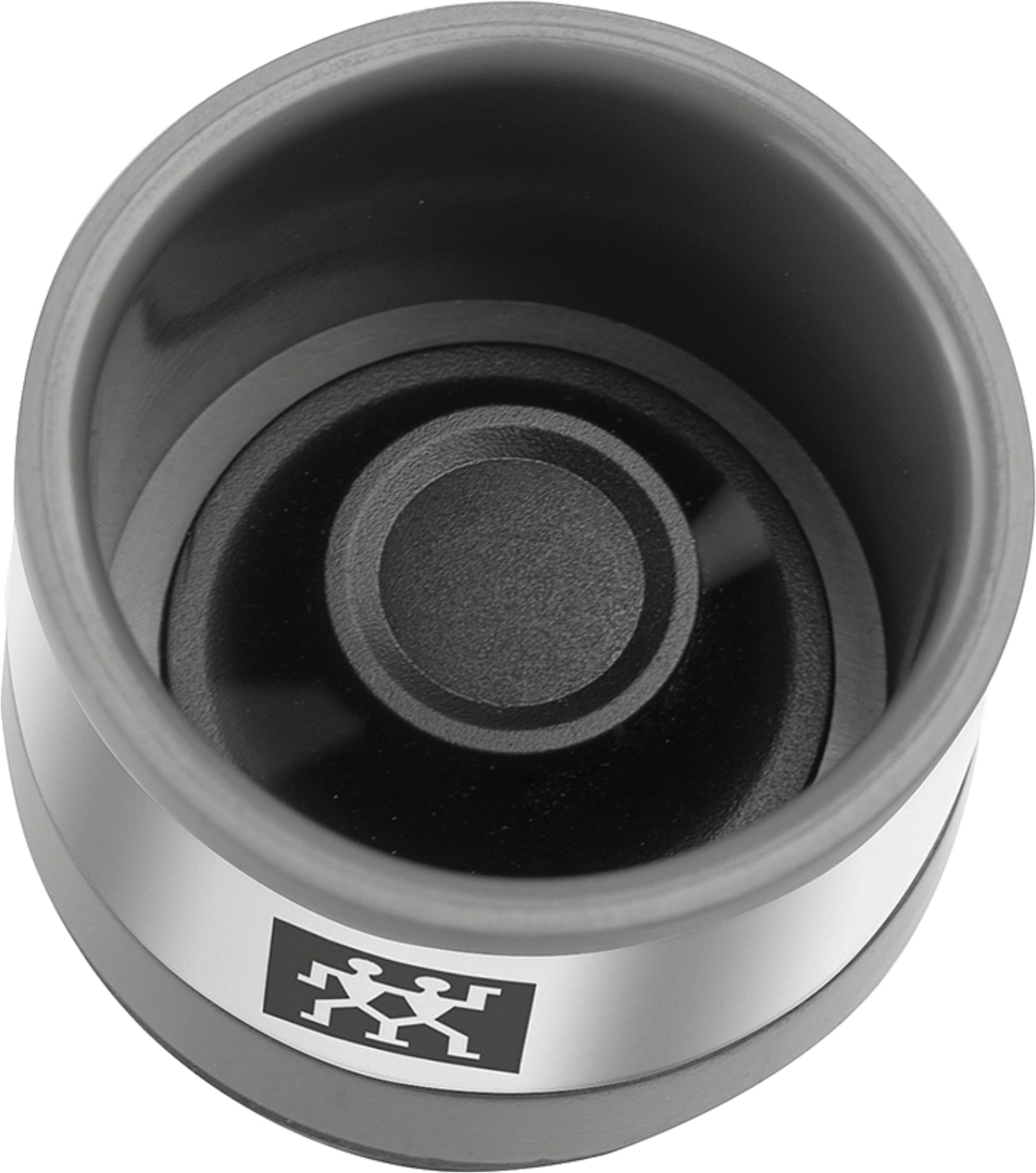 Eleganter Vakuumverschluss in Grau von Zwilling Kitchen, 3x3x4 cm, sorgt für optimale Frische und längere Haltbarkeit von geöffneten Weinflaschen.