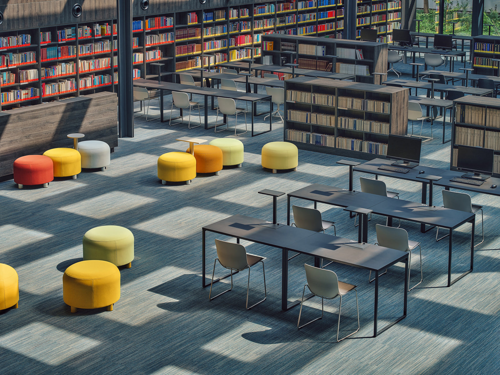 Dots DTSU11 - modular pouf system in Gelb präsentiert im Onlineshop von KAQTU Design AG. Pouf ist von Mdd