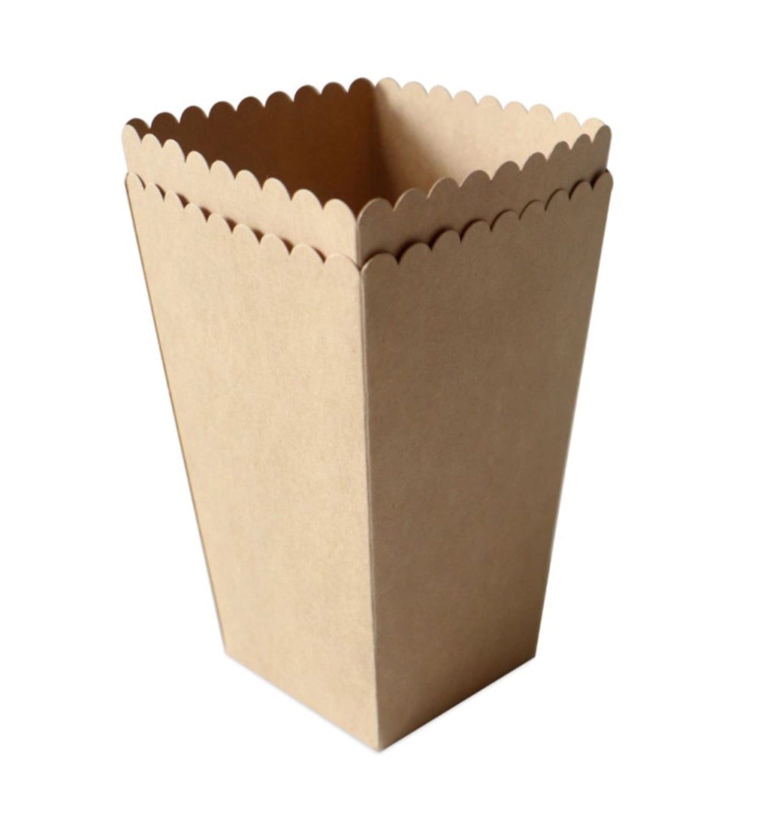 Buntes 6er Set Popcorn Becher von Scrap Cooking, ideal für Partys und Snacks, stilvoll und praktisch für jeden Anlass.