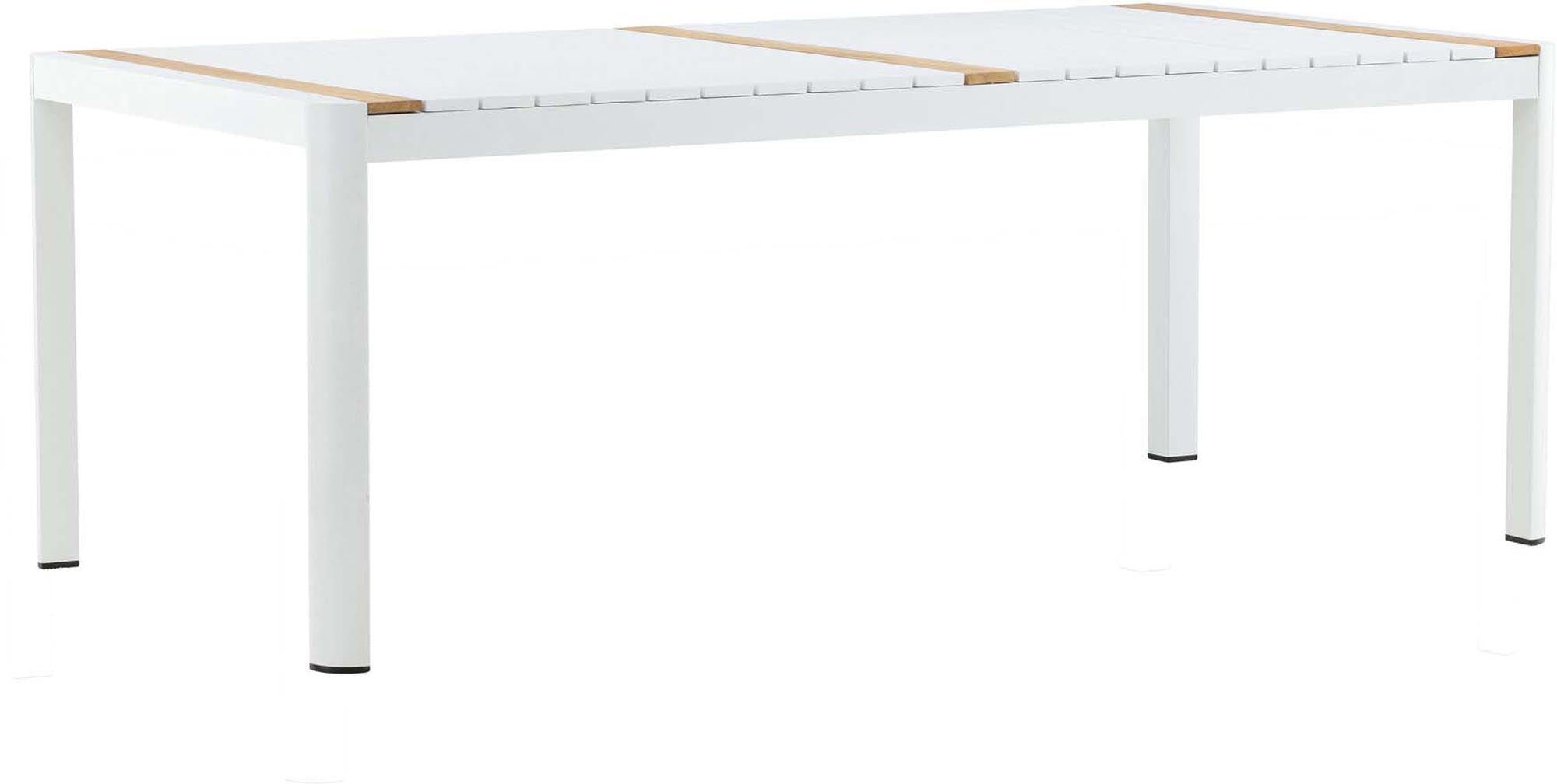 Eleganter Togo Gartentisch von Venture Home, gefertigt aus langlebigem Teakholz und Aluminium, perfekt für entspannte Outdoor-Momente.