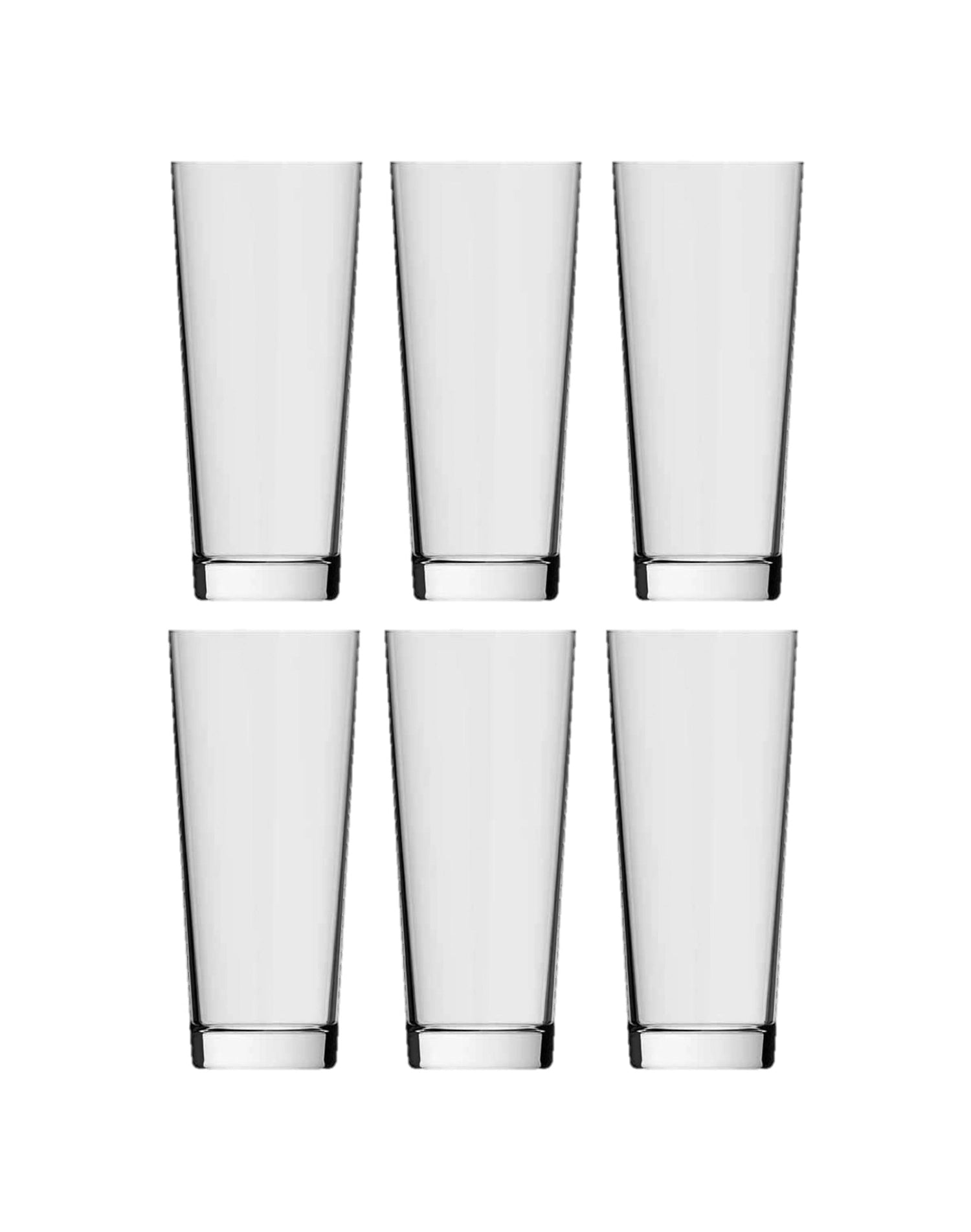 Elegantes 6-teiliges Set Frankonia Longdrinkgläser, 39 cl, 16 cm hoch, perfekt für Cocktails und festliche Anlässe.