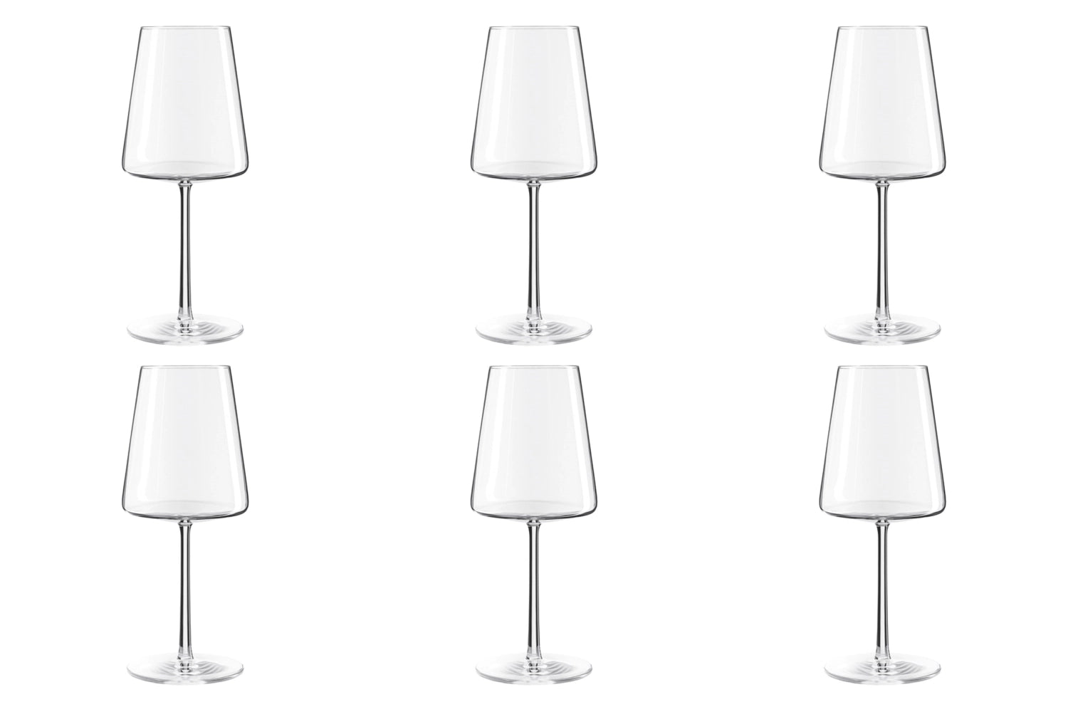 Stölzle 6er Set Weissweinkelche, 402ml, 210mm hoch, perfekt für stilvolle Anlässe und um frische Weissweine zu genießen.