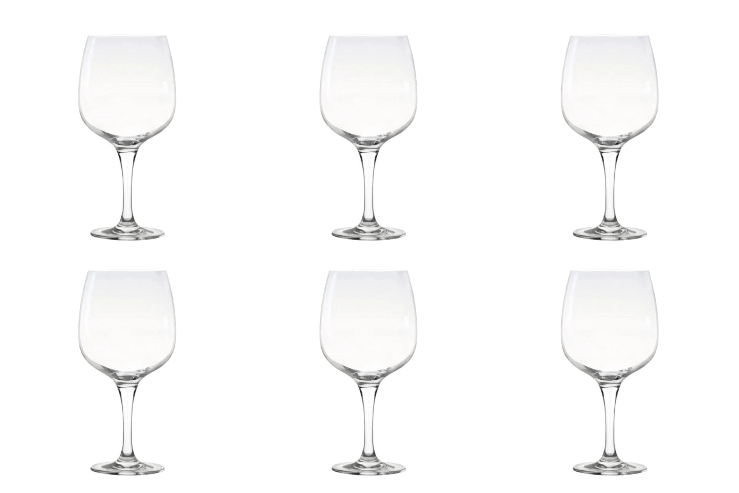 Elegantes 6er Set Gin Tonic Gläser von Stölzle, 755ml, H: 215mm, perfekt für Cocktails und stilvolle Getränkepräsentation.